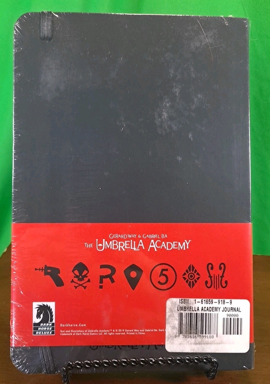 New “The Umbrella Academy” Blank Leather Bound Journal with Pocket 192 Pages