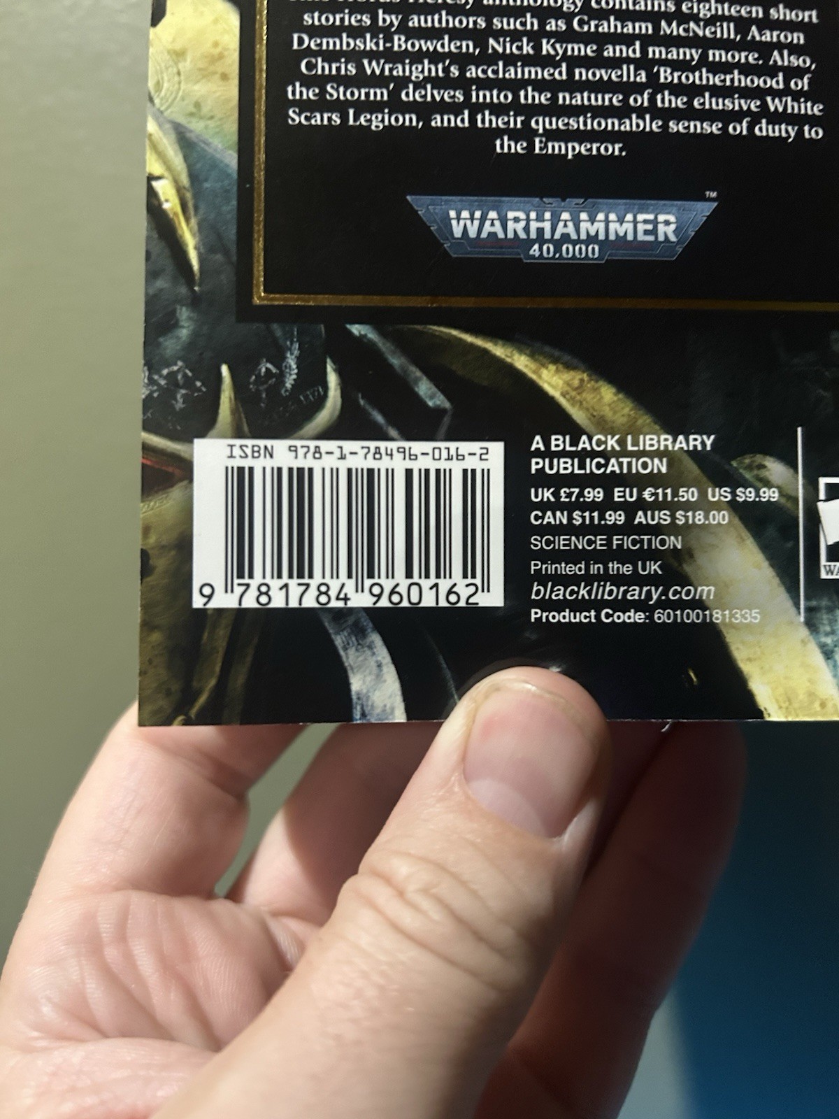 Warhammer 40k Legacies of Betrayal Horus Heresy Small Paperback