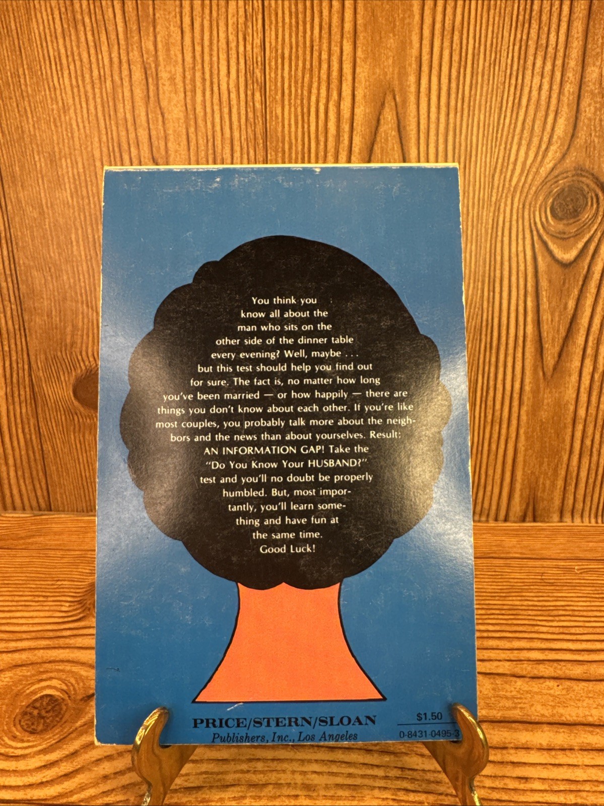 Vintage 1979 Do You Know Your Husband By Dan Carlinsky Workbook