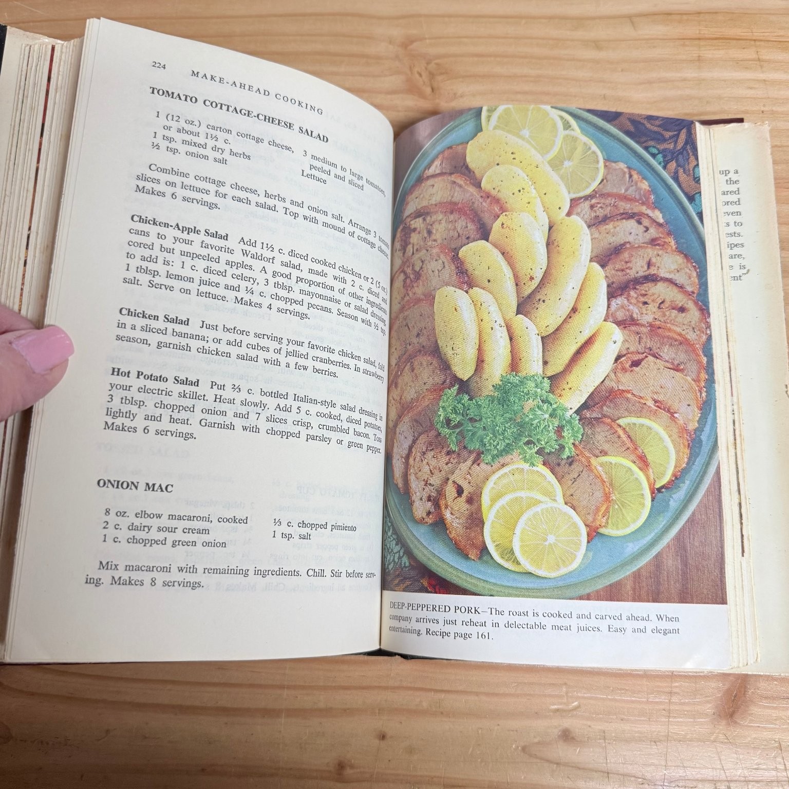 Busy Woman’s Cookbook Farm Journal 1971 Short-Cut Make-Ahead Cooking Doubleday