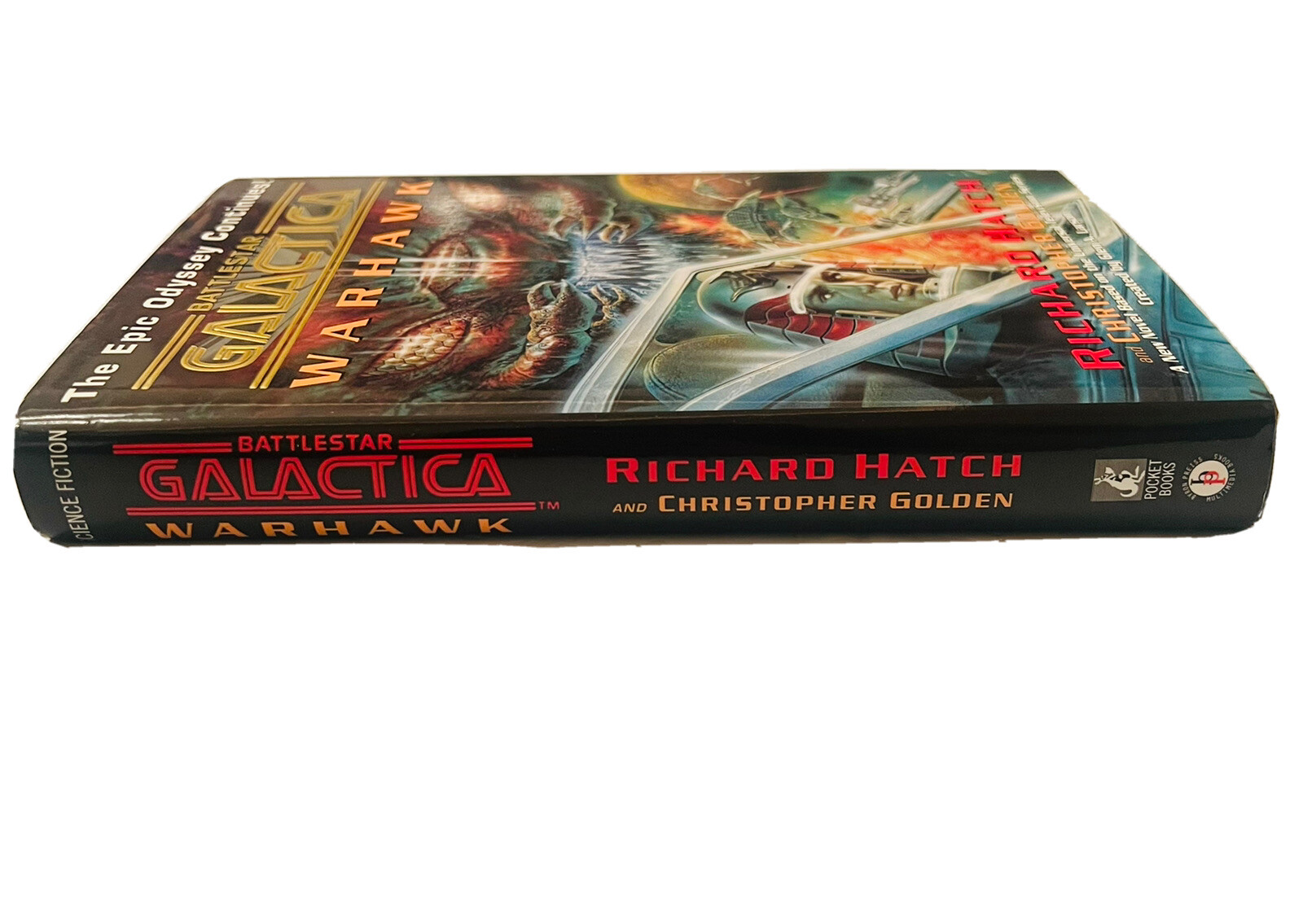 Battlestar Galactica: Warhawk – Hardcover by Richard Hatch & Christopher Golden