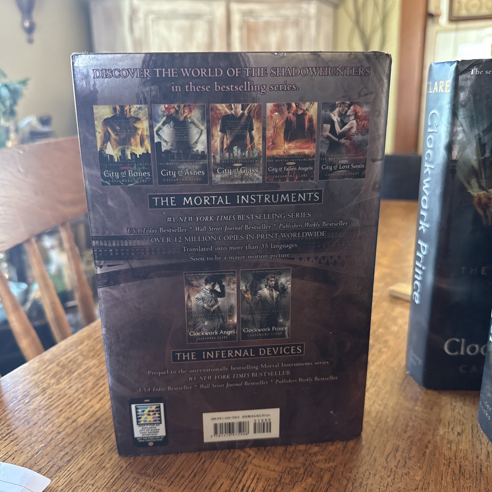 The Infernal Devices Trilogy by Cassandra Clare 1st Editions 1st Printings Clock