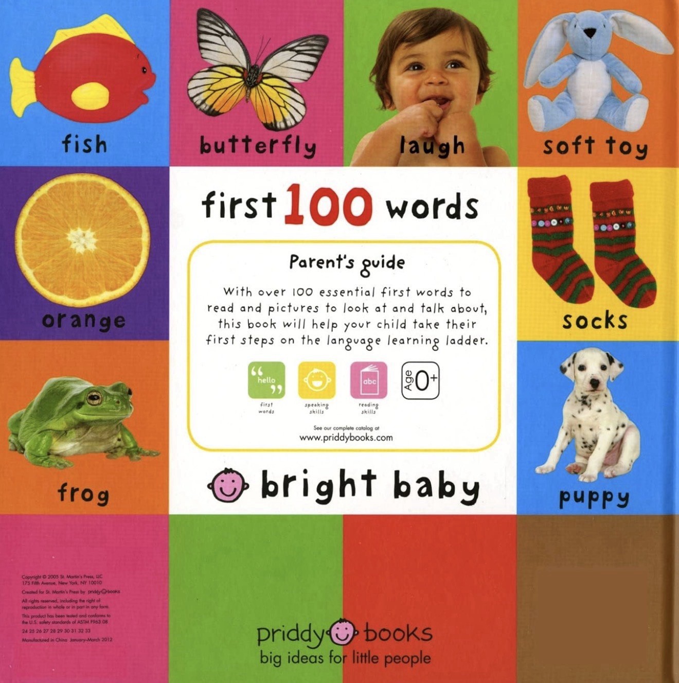 First 100 Words (Bright Baby) – Board book By Priddy, Roger – VERY GOOD