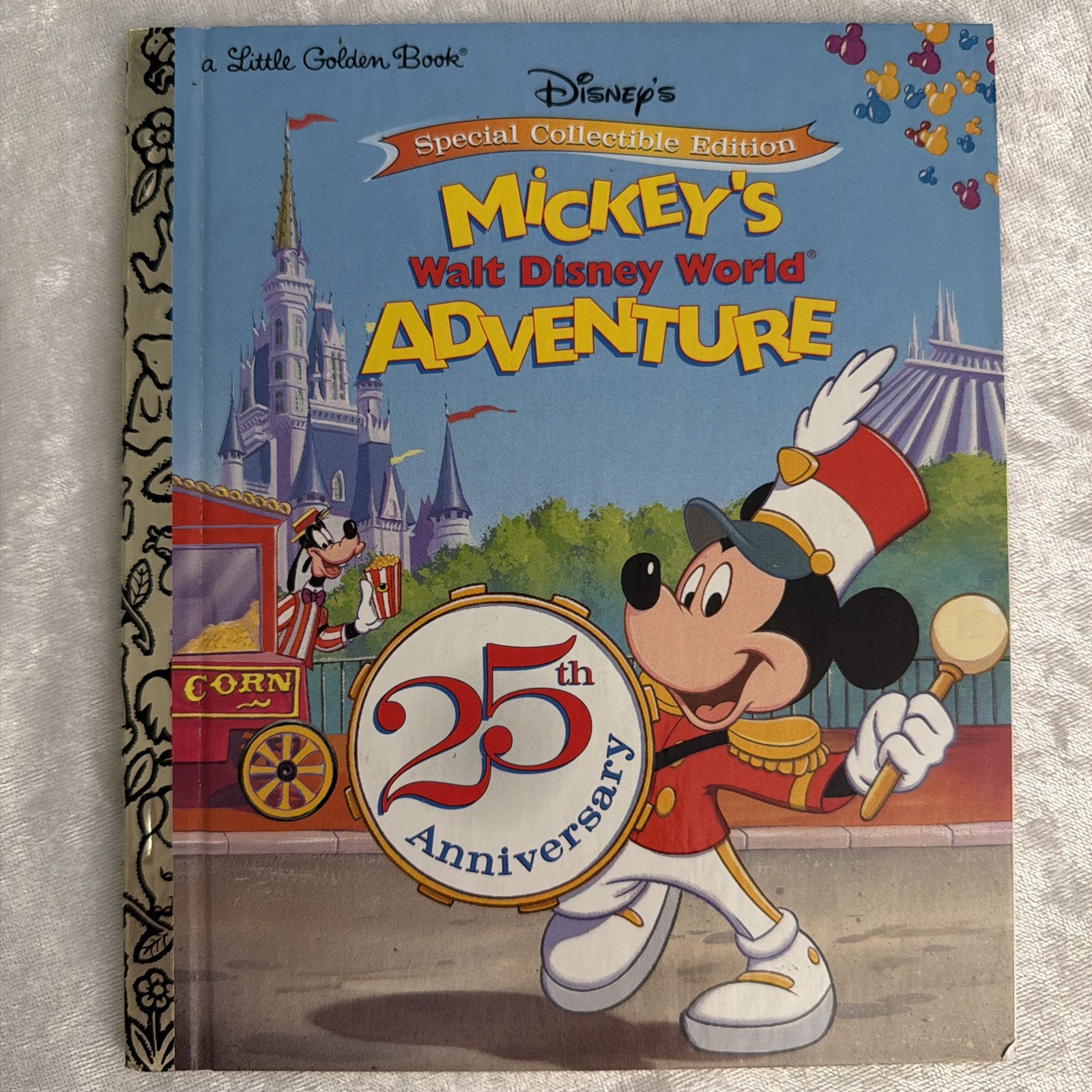 Vintage 1997 A Little Golden Book Mickey’s Walt Disney World Adventure Excellent