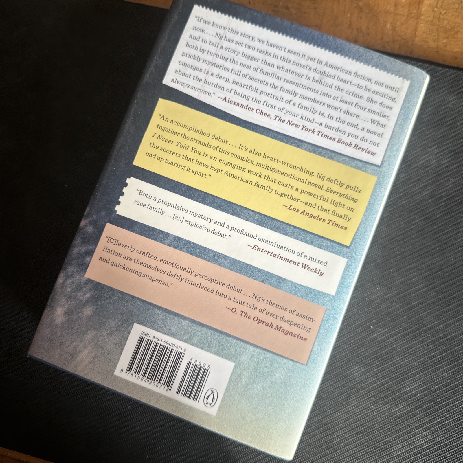 Everything I Never Told You Celeste NG HC Novel Mystery Suspense