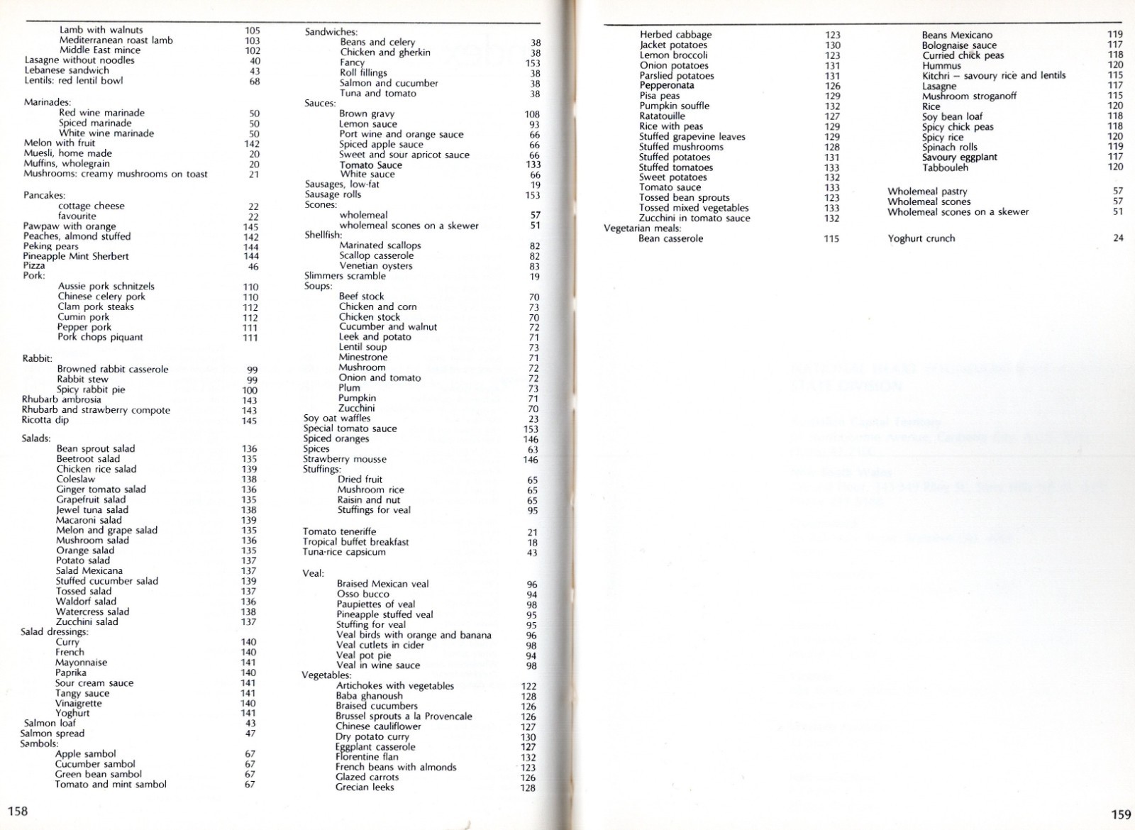 Heart Foundation Cookbook GUIDE To HEALTHY EATING 159 pages of YUM RECIPES