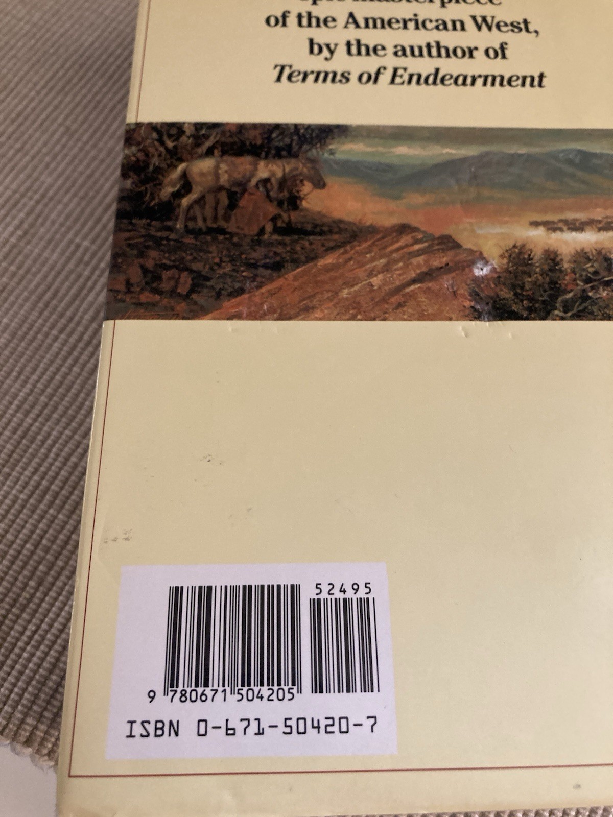 Lonesome Dove by Larry McMurtry – 1985 Hardcover! – 1st Edition/Later Print!