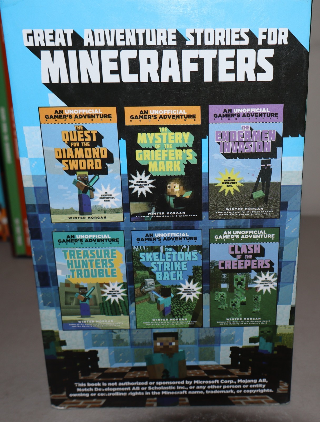 Lot of Minecraft 29 Books Sets & Singles + 2 Toys