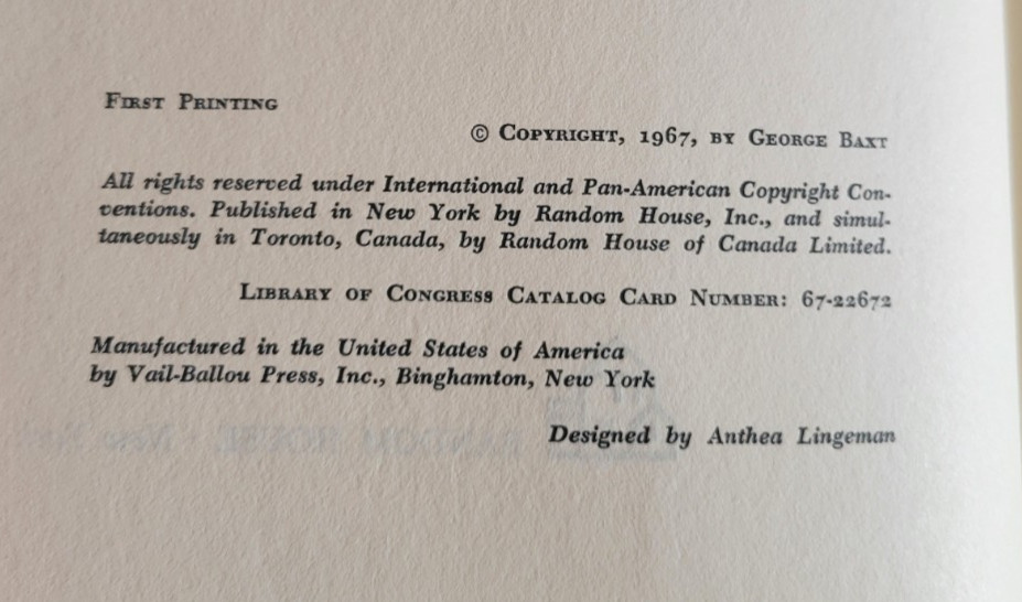 A Parade of Cockeyed Creatures… – George Baxt – 1st Edition 1967 HC DJ Fiction