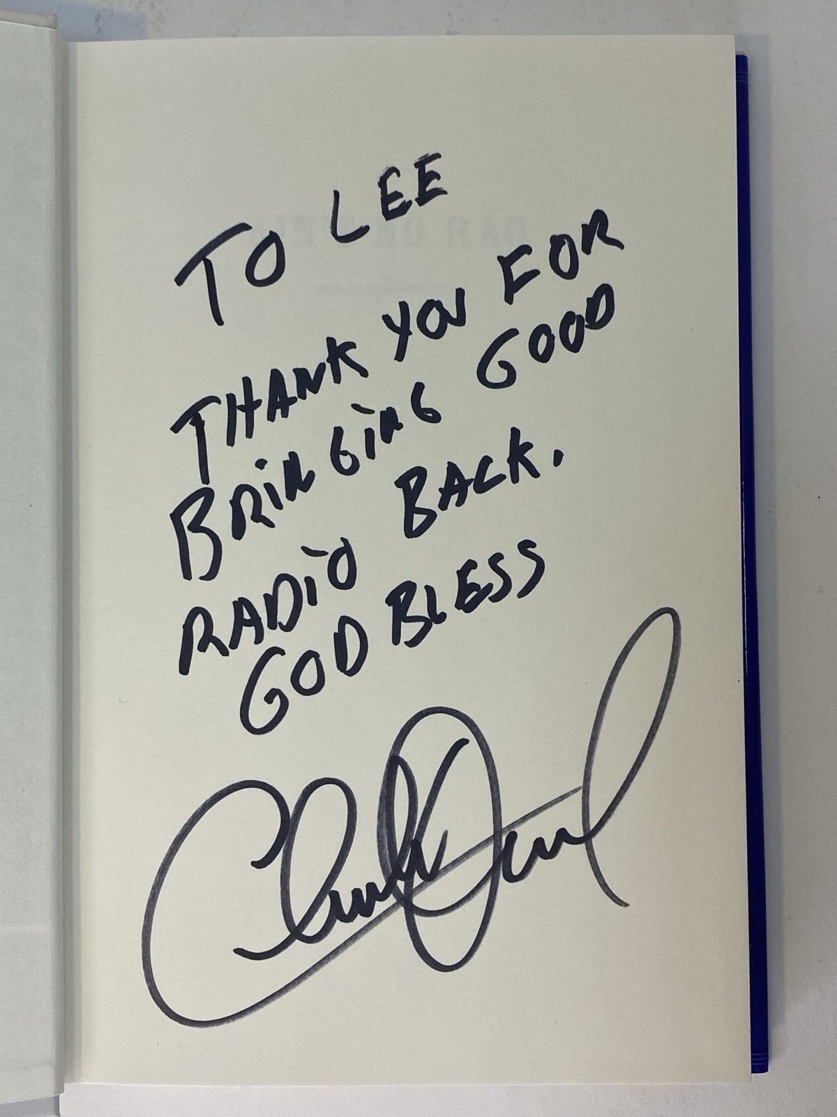 Charlie Daniels SIGNED Ain’t No Rag : Freedom, Family, and the Flag – 2003 hcdj