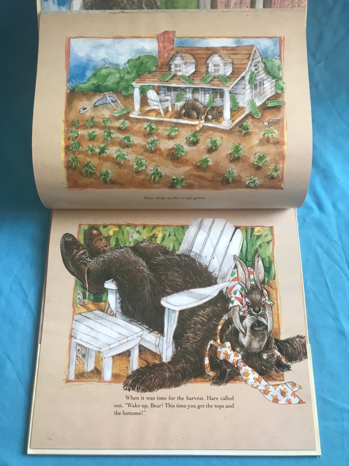 Tops and Bottoms by Janet Stevens (1995, Hardcover) ~ Caldecott Honor Book