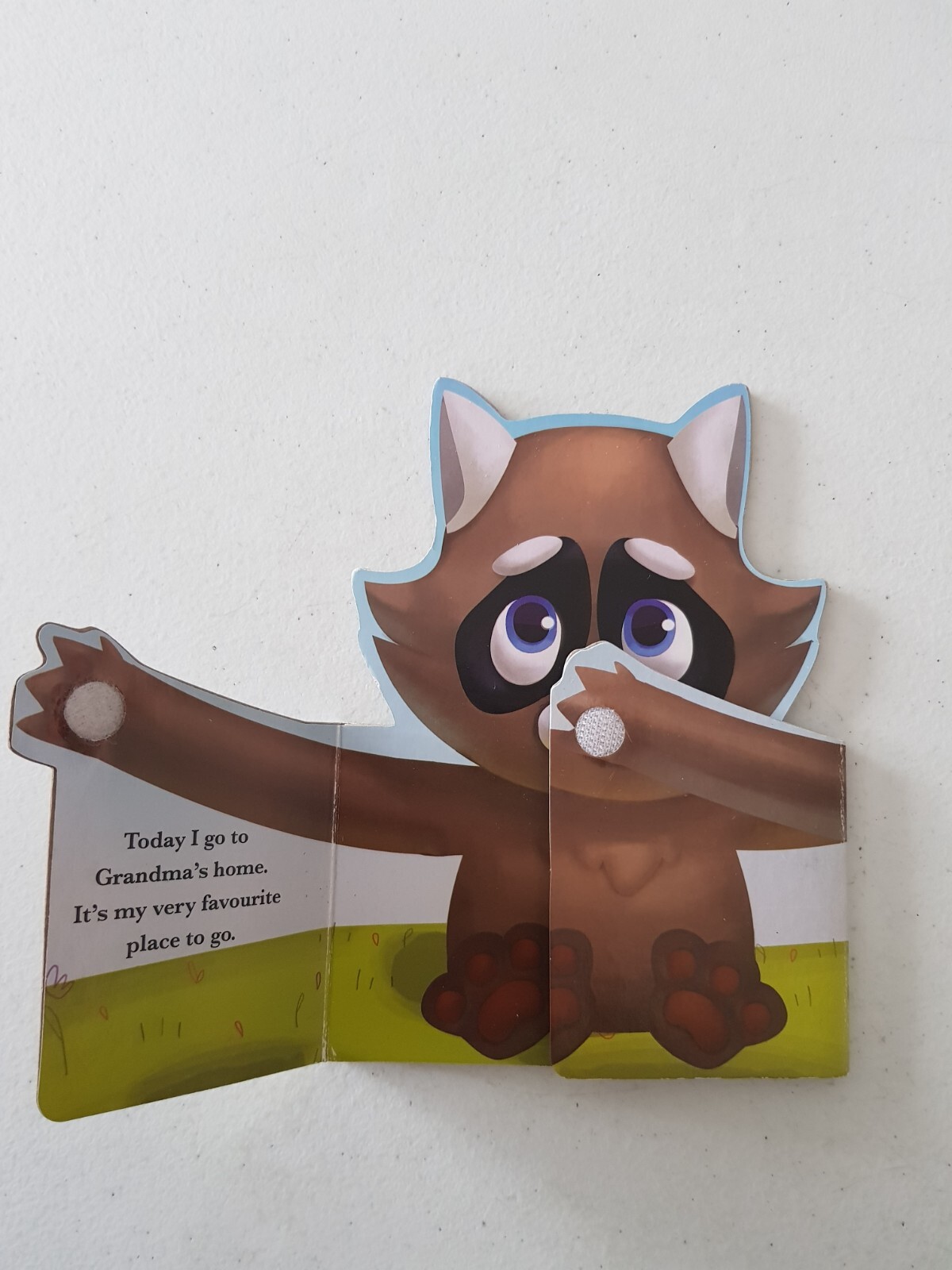 Hugs & Kisses Board Book – Grandma Loves Me 2017 Lake Press Raccoon