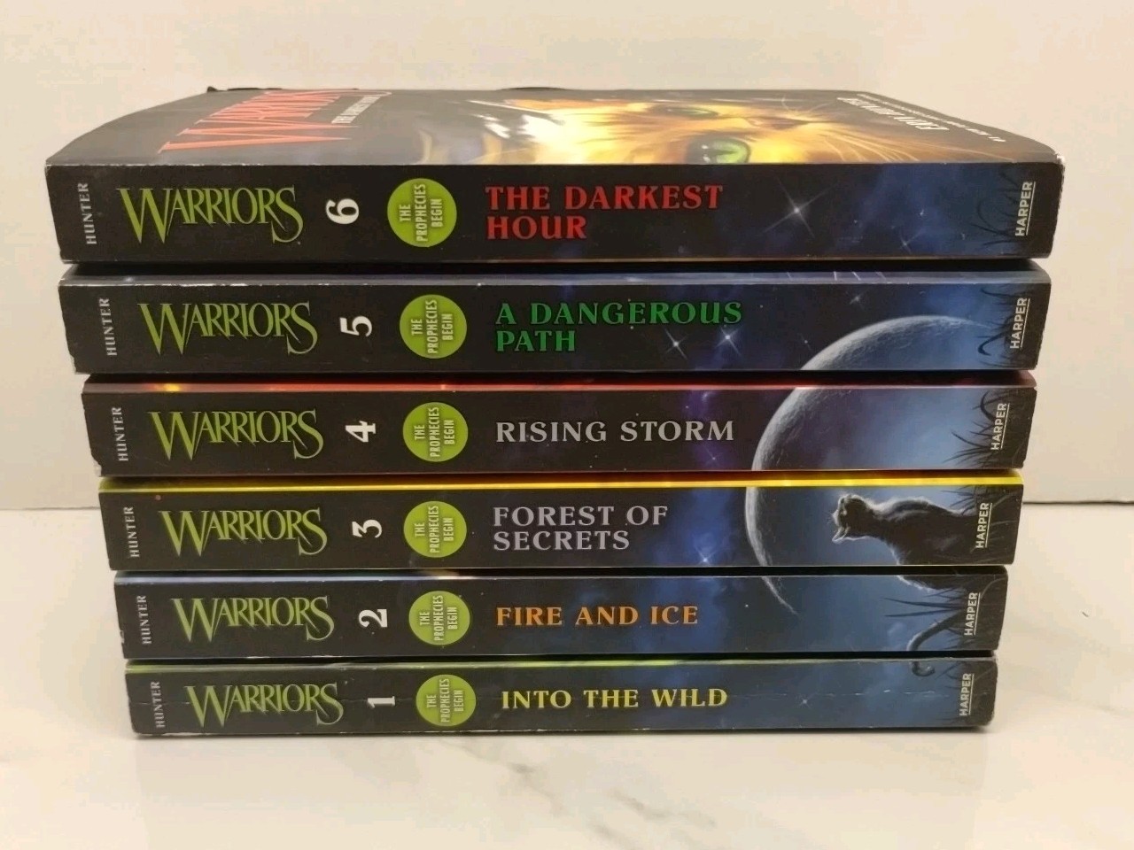 Warriors Set: Books 1 To 6 : The Complete First Series by Erin Hunter Paperback