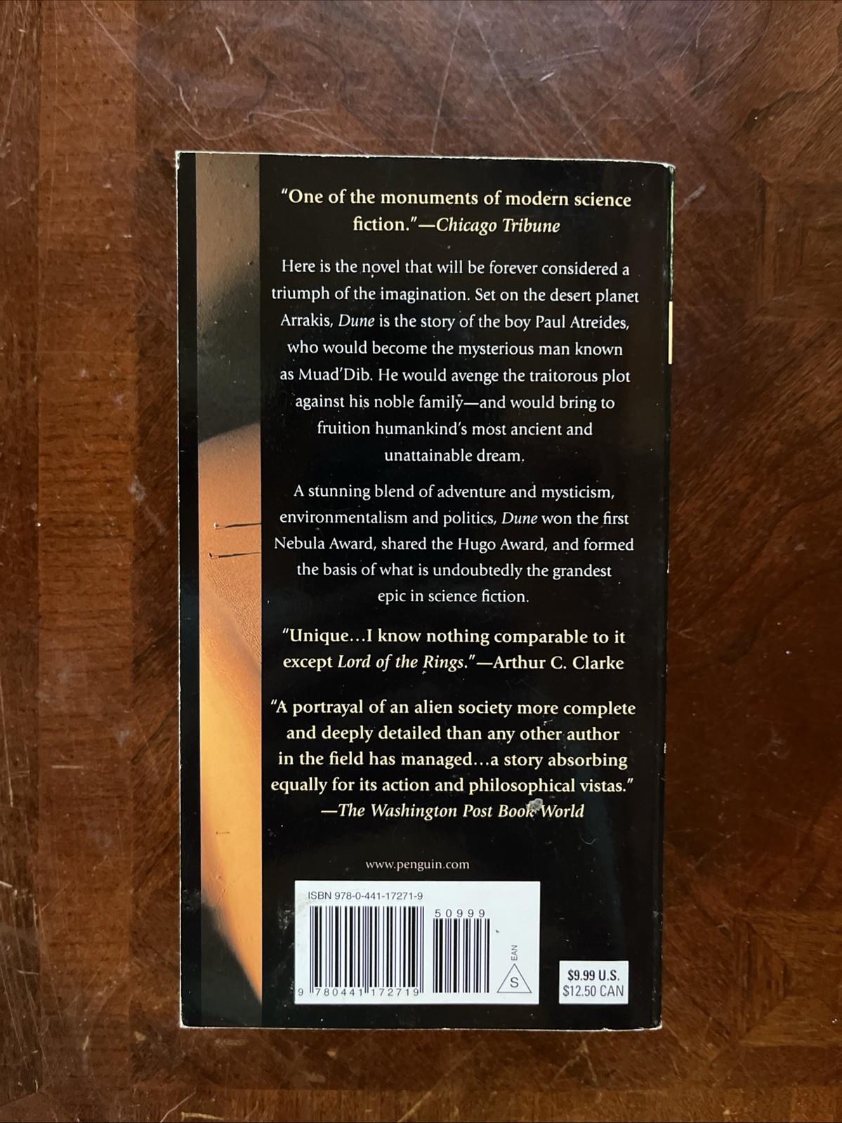 Dune by Frank Herbert (1990, Paperback, Later Edition/Later Printing)