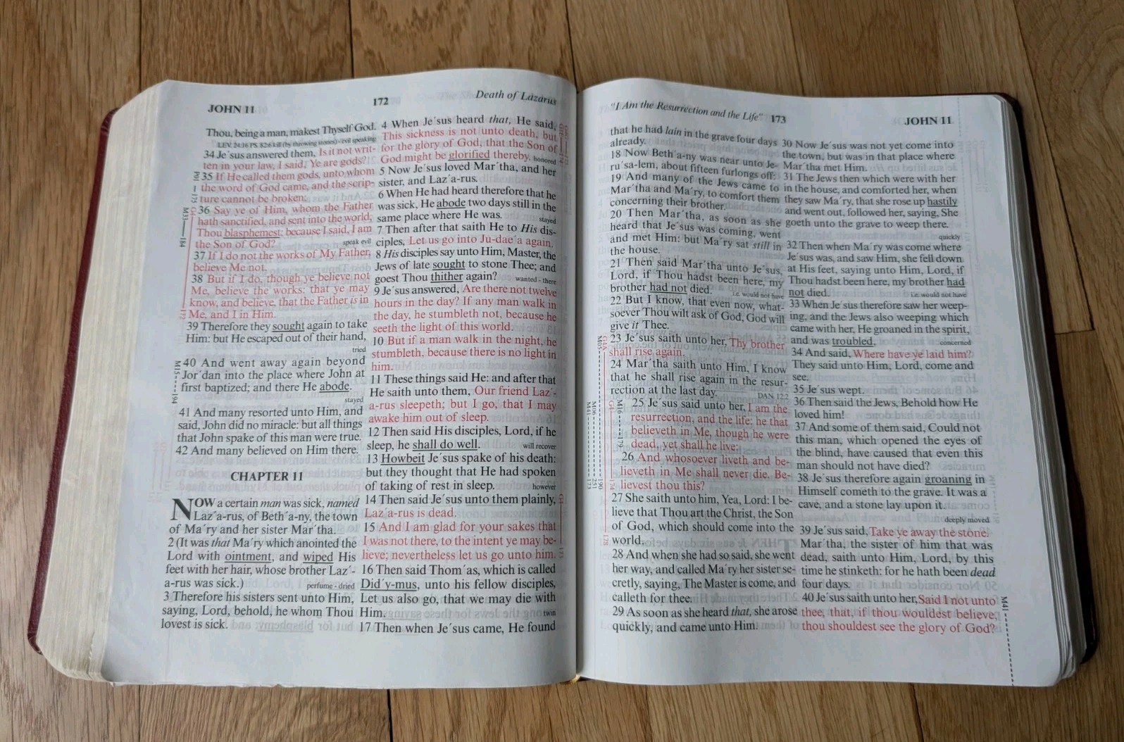 Word of God King James Bible Large Print Red Letter Special Margin Ed KJV 2001