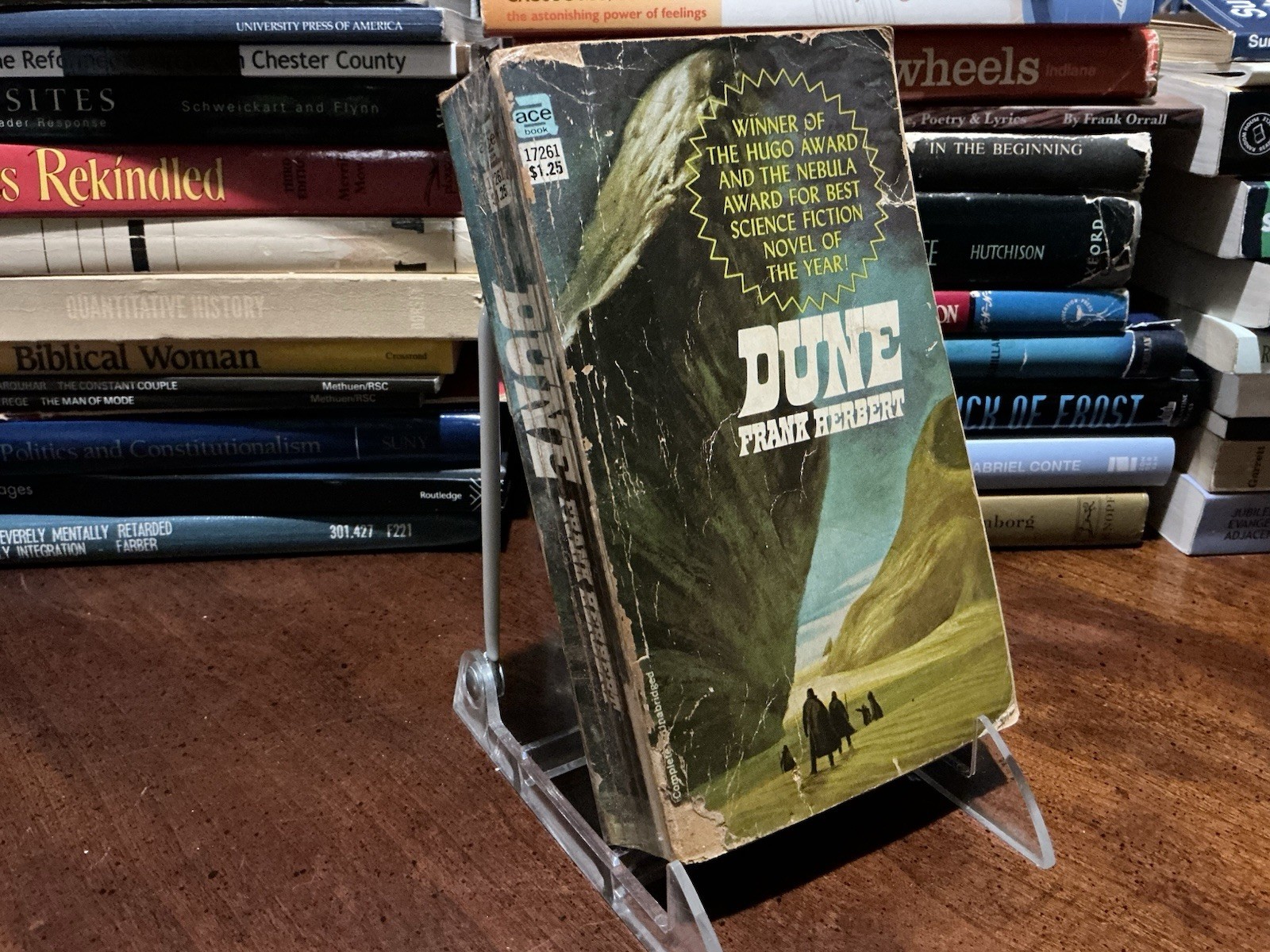 Dune by Frank Herbert 1965 Ace Books 17261, $1.25 Paperback Vintage