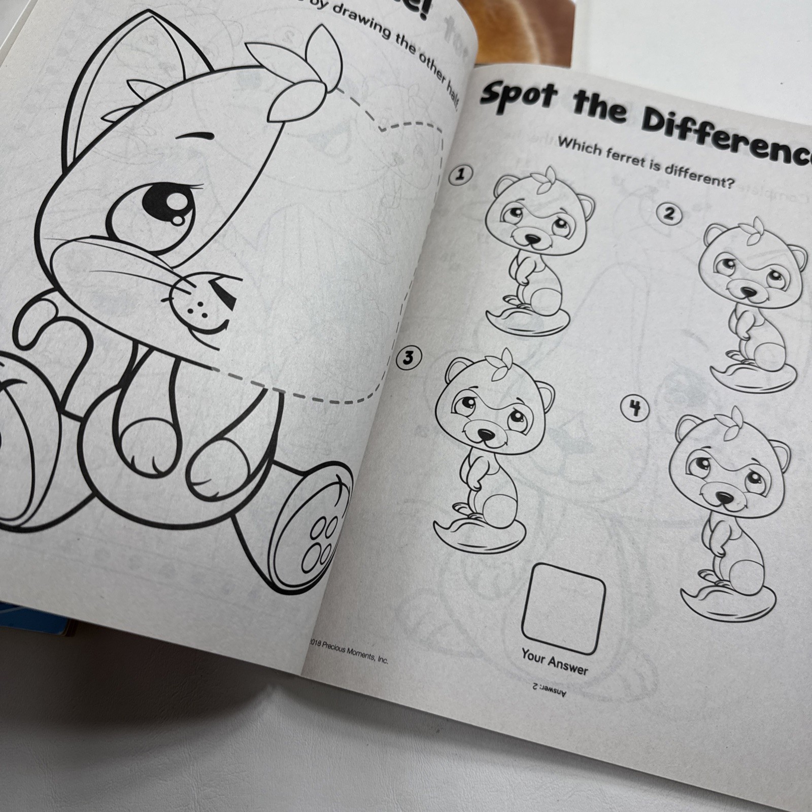 Coloring Activity Book Lot Of 3 Highlights Mazes Precious Moments Cats Dogs