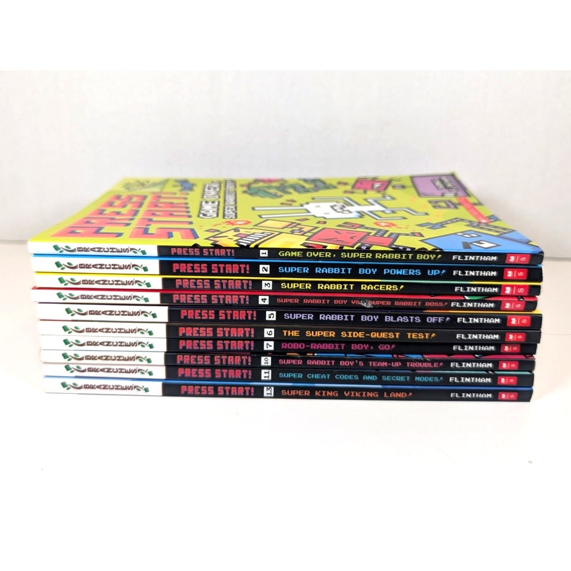 Lot of 10 PRESS START! Books Series by Thomas Flintham Early Chapter BRANCHES