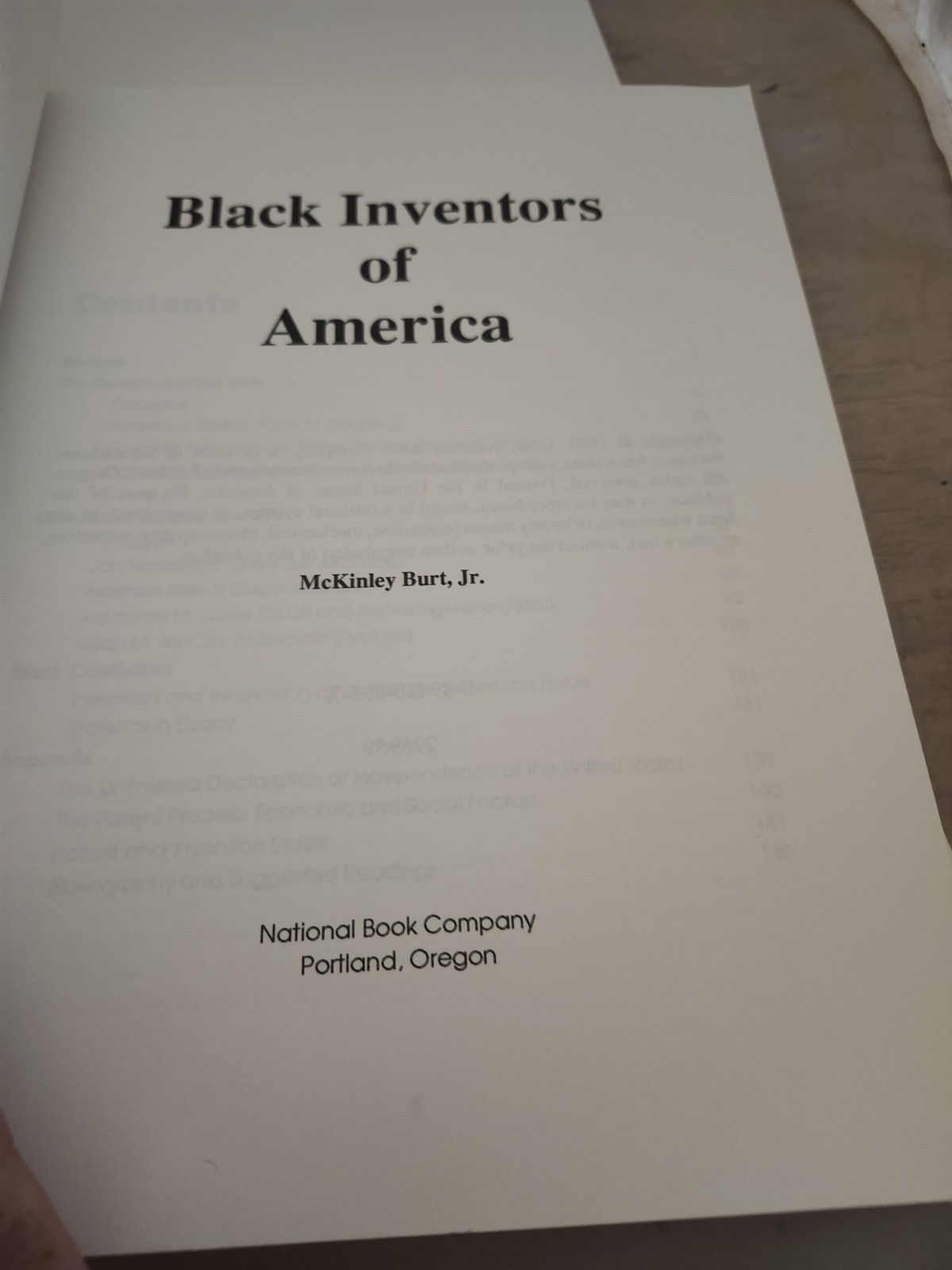 Black Inventors of America by McKinley Burt, Jr 1990 Paperback 152 Pages