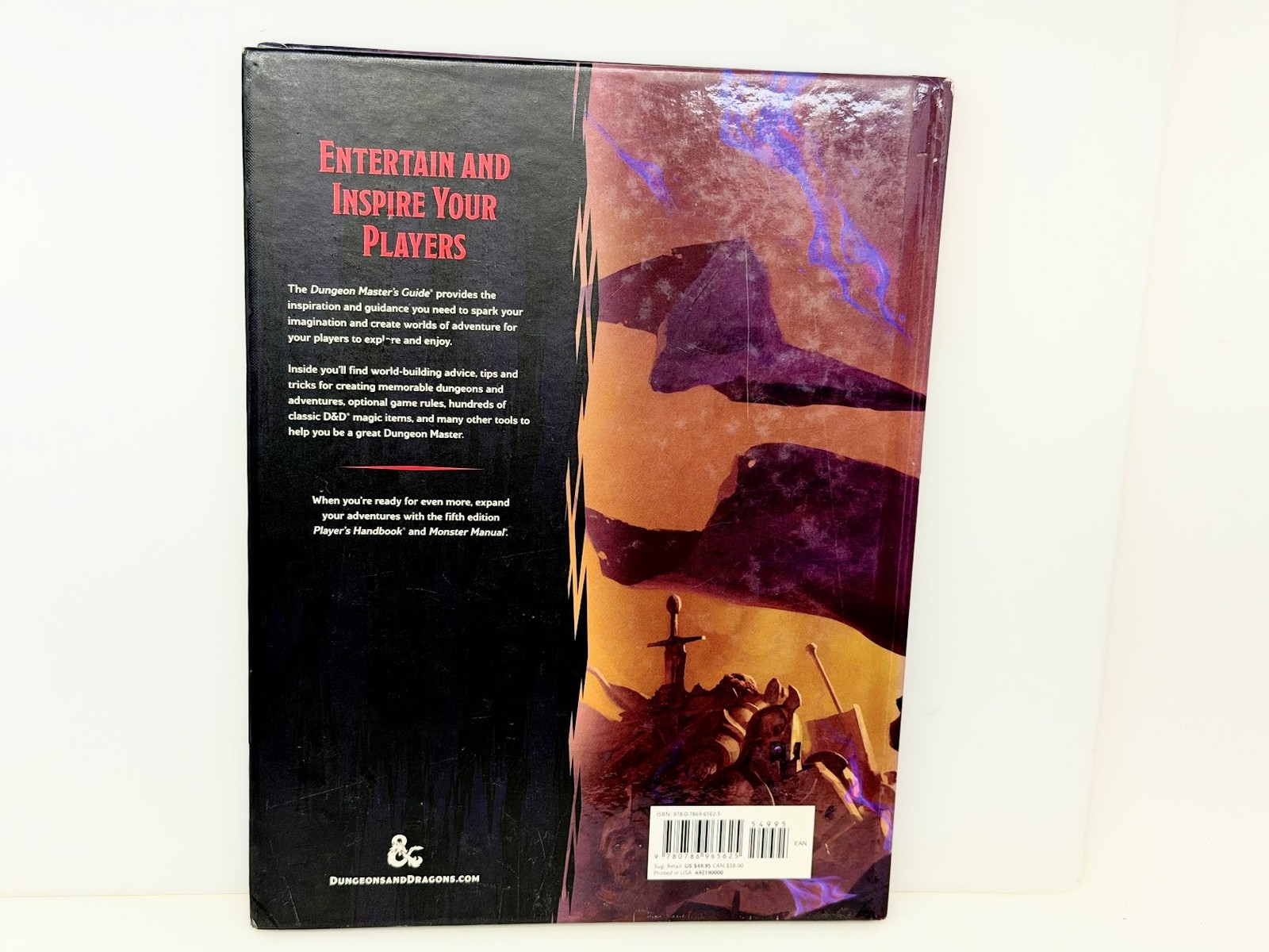 Dungeons & Dragons Dungeon Master’s Guide 5E Hardcover 2014 D&D WotC A9219