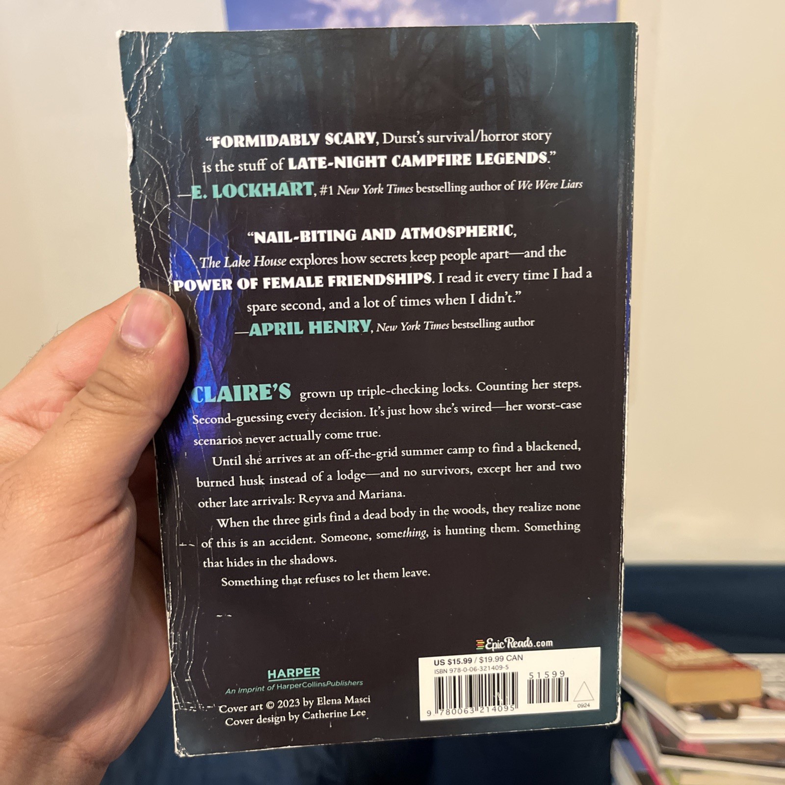 Lake House by Sarah Beth Durst 2024 Trade Paperback Paranormal Fiction Book