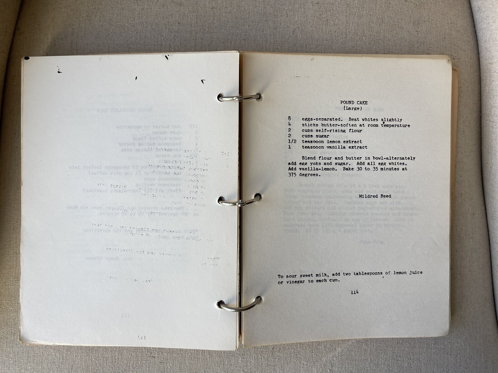 Laytonsville Maryland P.T.A. Handmade Community Recipe Cook Book 164 Pages
