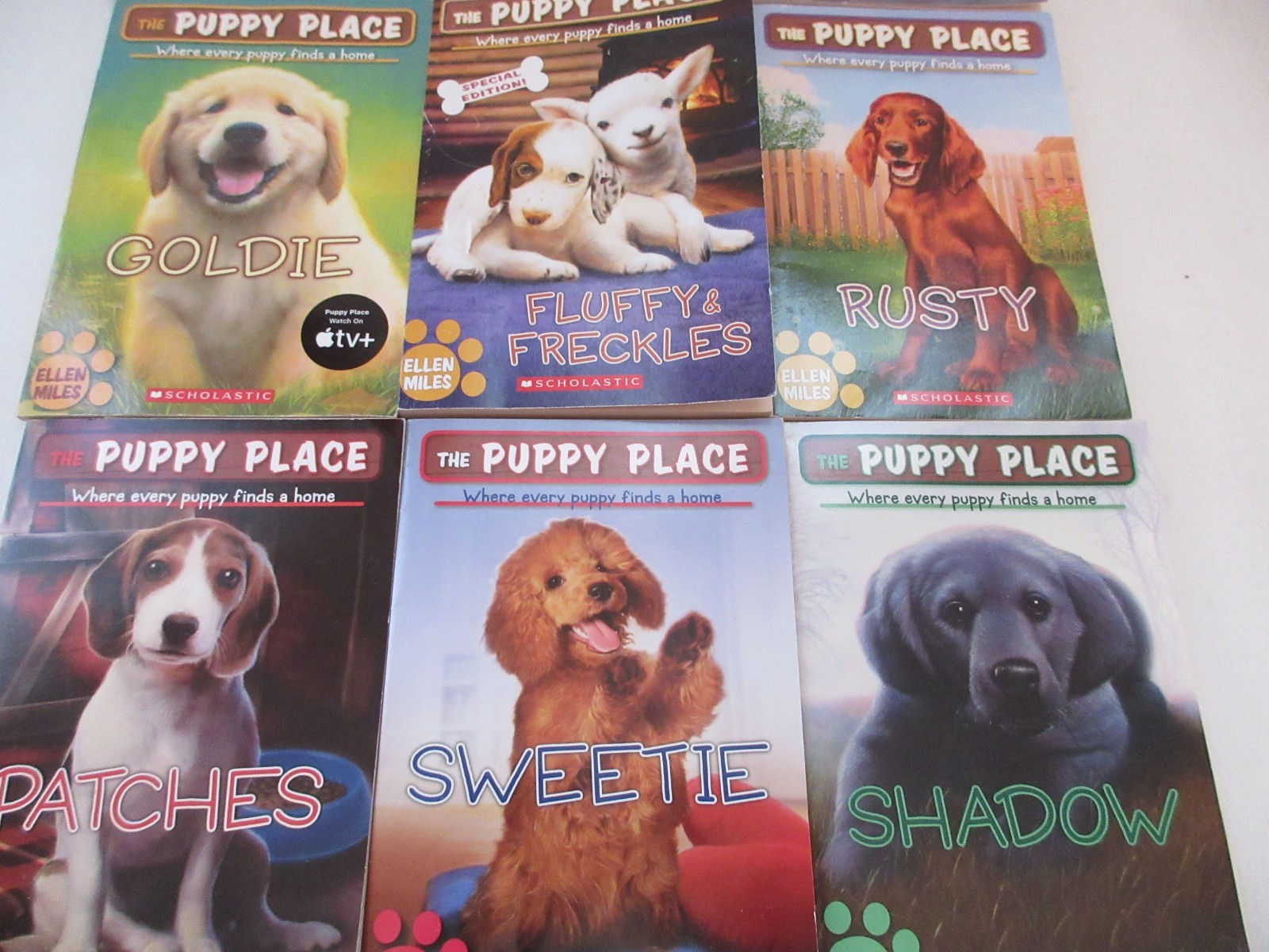 Puppy Place Book Lot Of 9 Ellen Miles Book Bundle