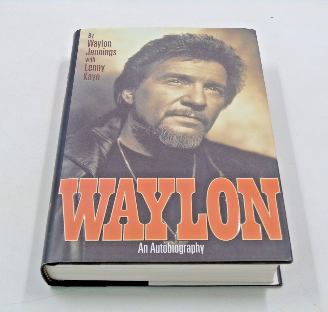 Vintage WAYLON AN AUTOBIOGRAPHY by Waylon Jennings w/Lenny Kaye 1st Print 1996