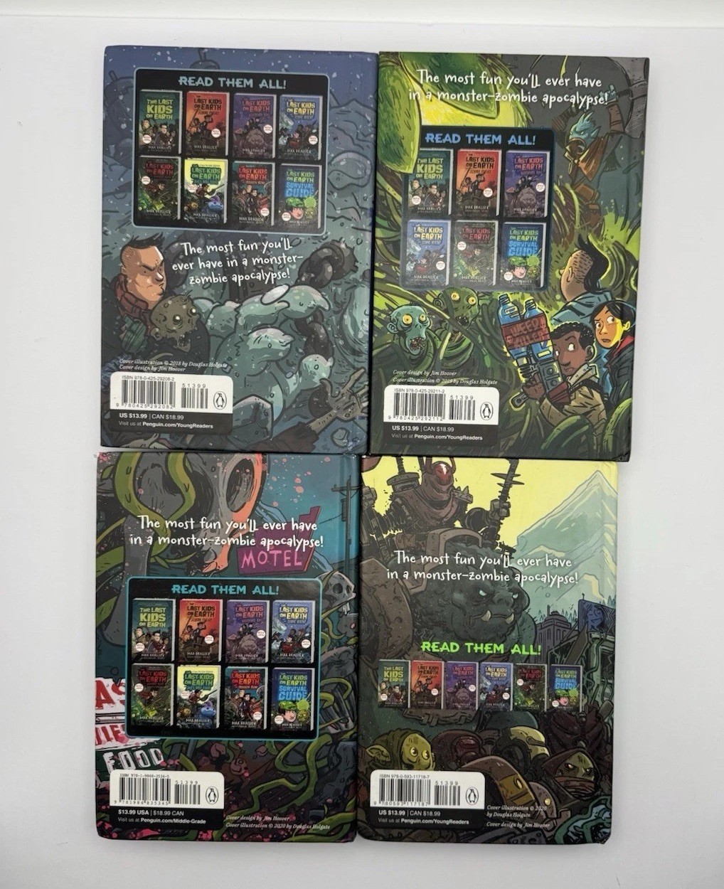 The Last Kids On Earth Hardcover Lot Of 4