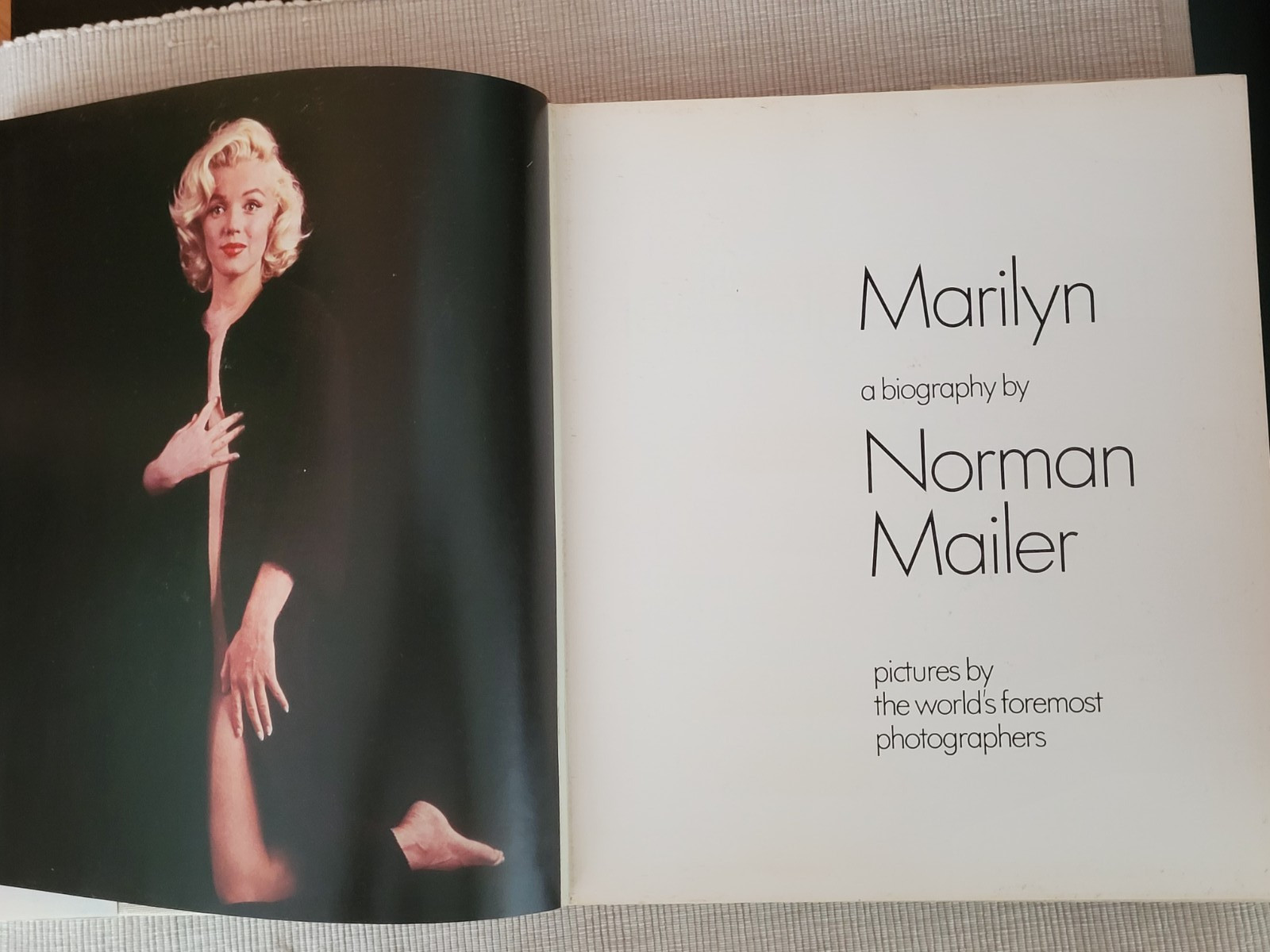 Marilyn Monroe Book Lot Norman Mailer Ben Hecht Jock Carroll HC DJ Vintage Film