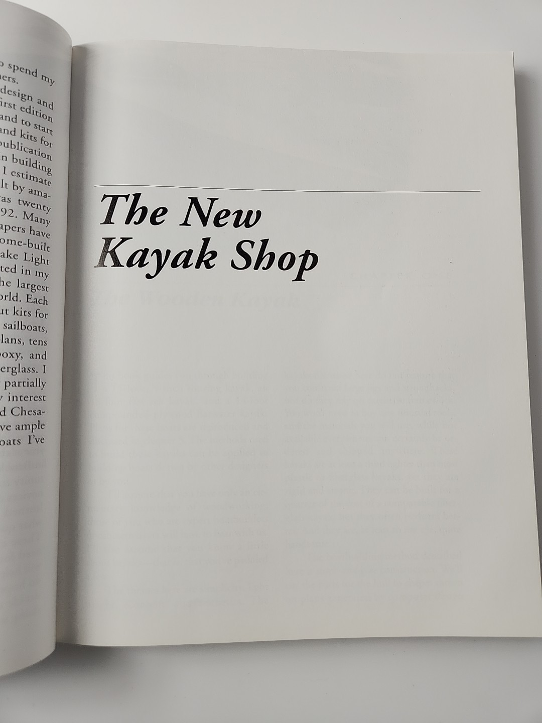 The New Kayak Shop-Wooden Kayaks Anyone Can Build By Chris Kulczycki FREE SHIP