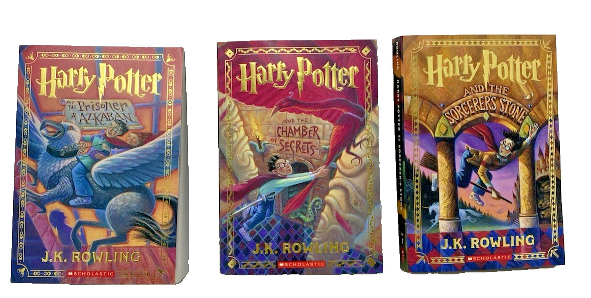 1-6 Harry Potter Series Books J.K. Rowling Paperback