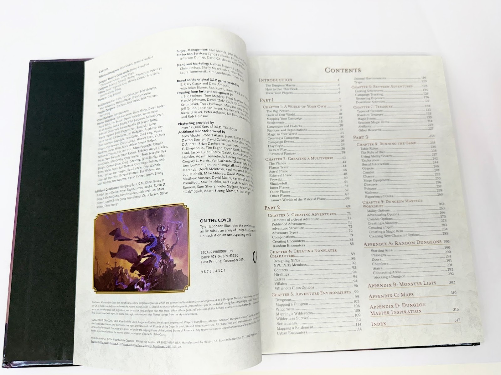 Dungeons & Dragons Dungeon Master’s Guide 5E Hardcover 2014 D&D WotC A9219