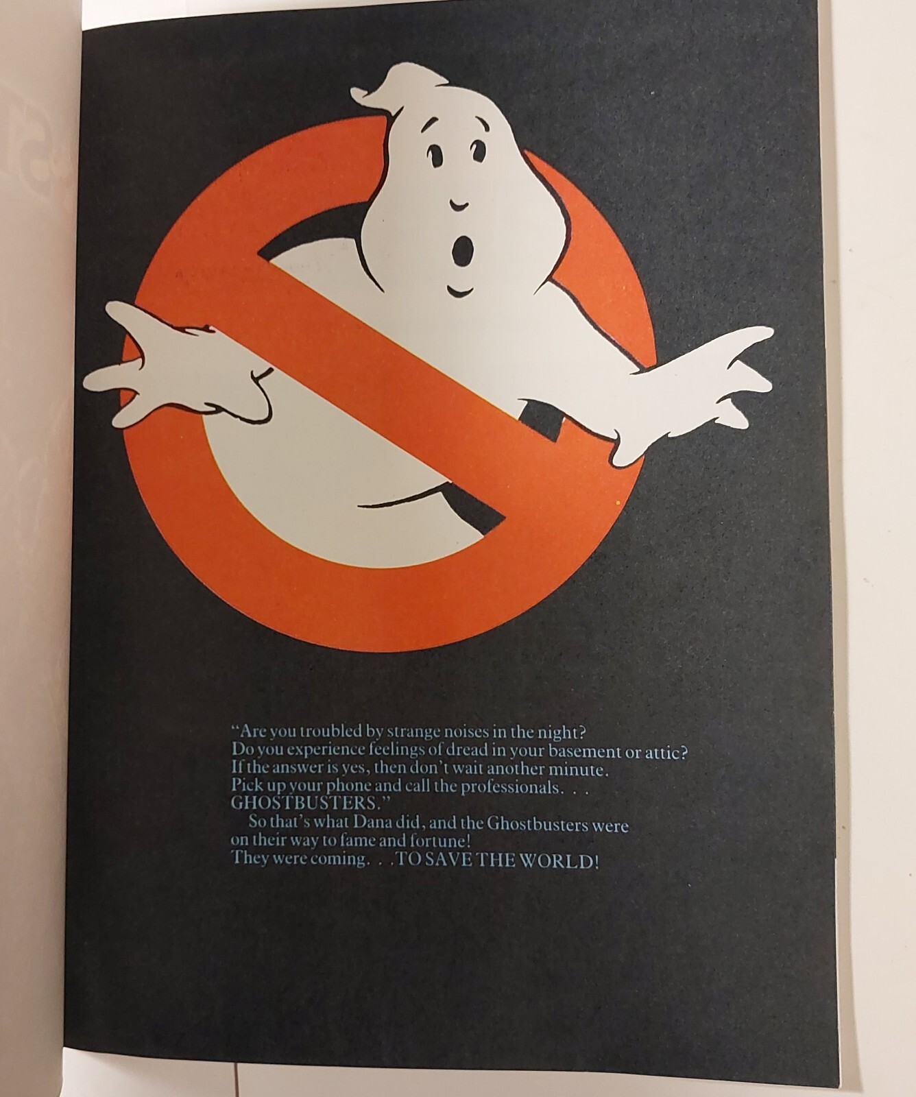 Ghostbusters A Storybook Anne Digby 1984 1st Printing 70 Full-Color Photos Film