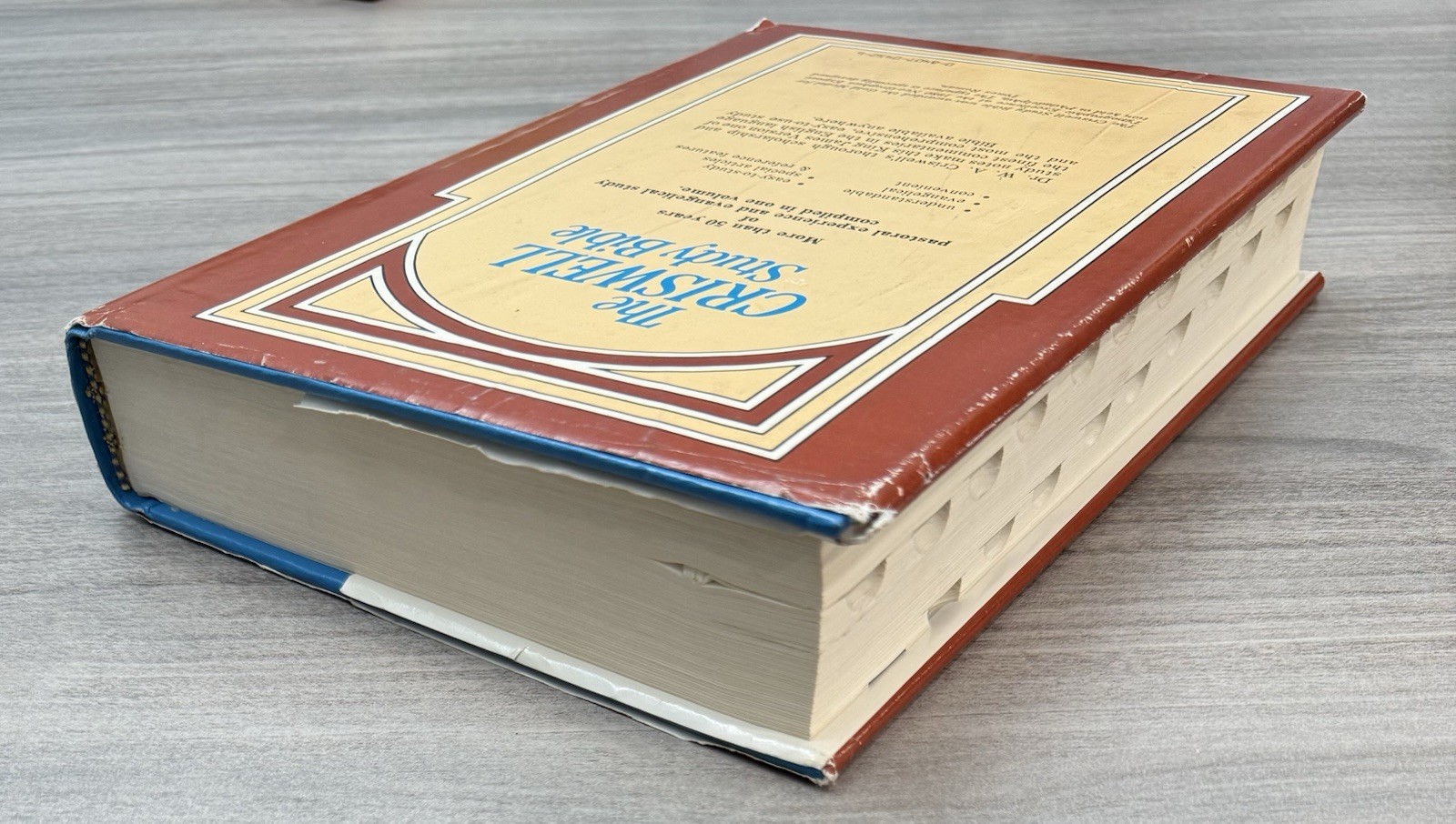 Criswell Study Bible 1979 Thumb Indexed; Blue Hardcover Dust Jacket; Nelson 851