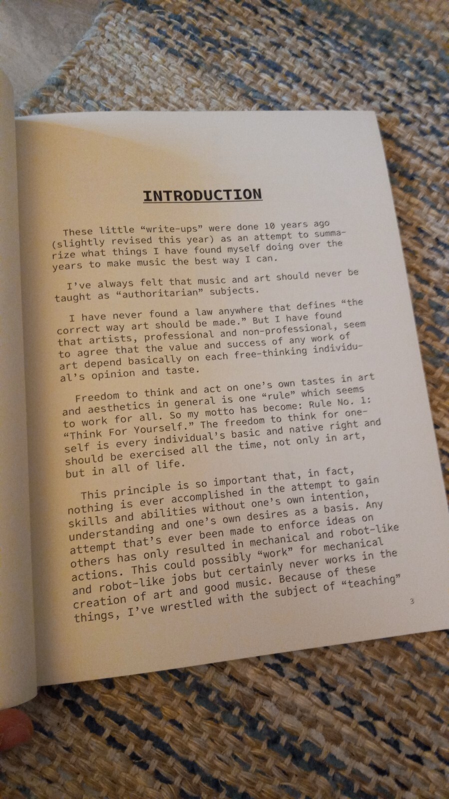((Autographed)) Chick Corea A Work In Progress Book, Volume 1, Revised