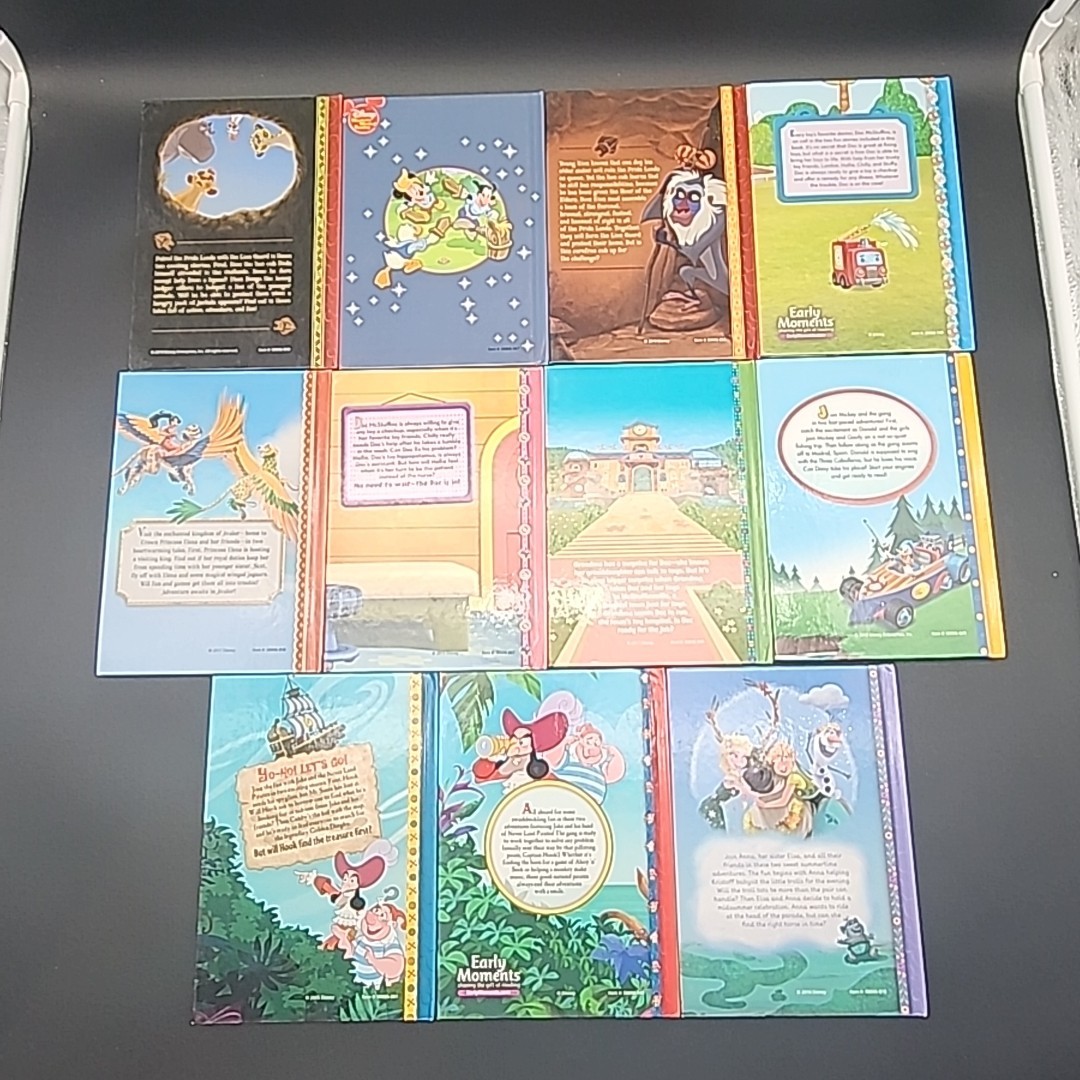 (11) Disney Wonderful World Of Reading hardcovers first american editions 2015