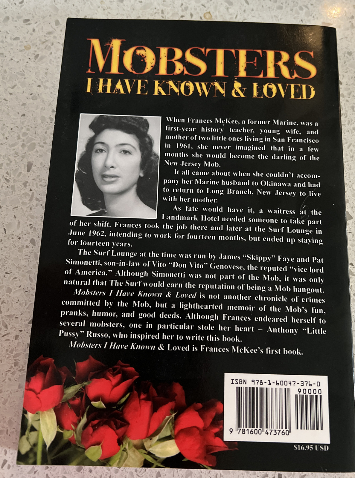 MOBSTERS I HAVE KNOWN AND LOVED By Frances Mckee Signed! Appear Unread 246 Pages