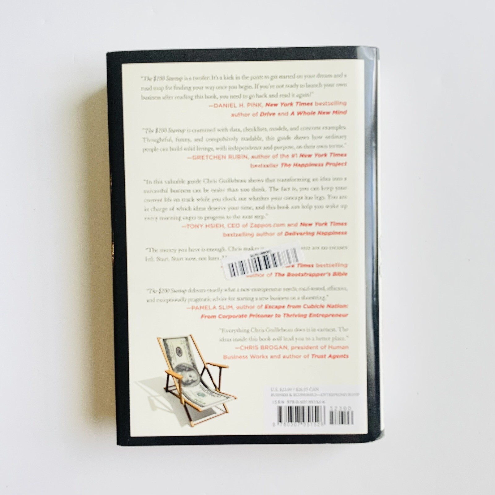 Chris Guillebeau The $100 Startup : Reinvent the Way You Make a Living Book