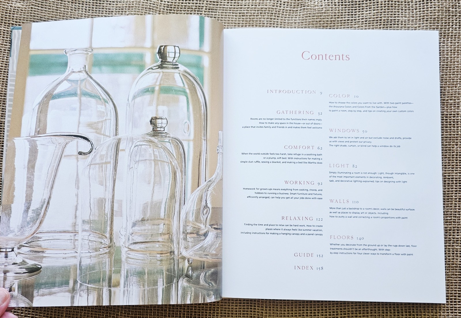 1996 The Best Of Martha Stewart Living How To Decorate HB Book 11.5″x9.25″