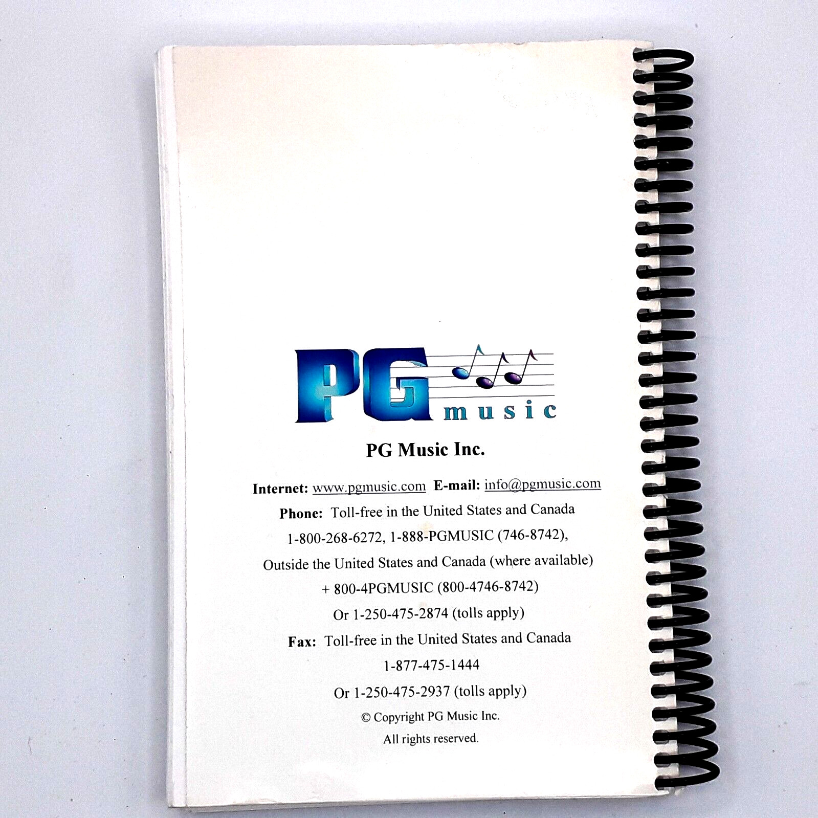 Band in a Box ~ Users Guide Version 2010.5 For Windows – 320 Pages – Book only