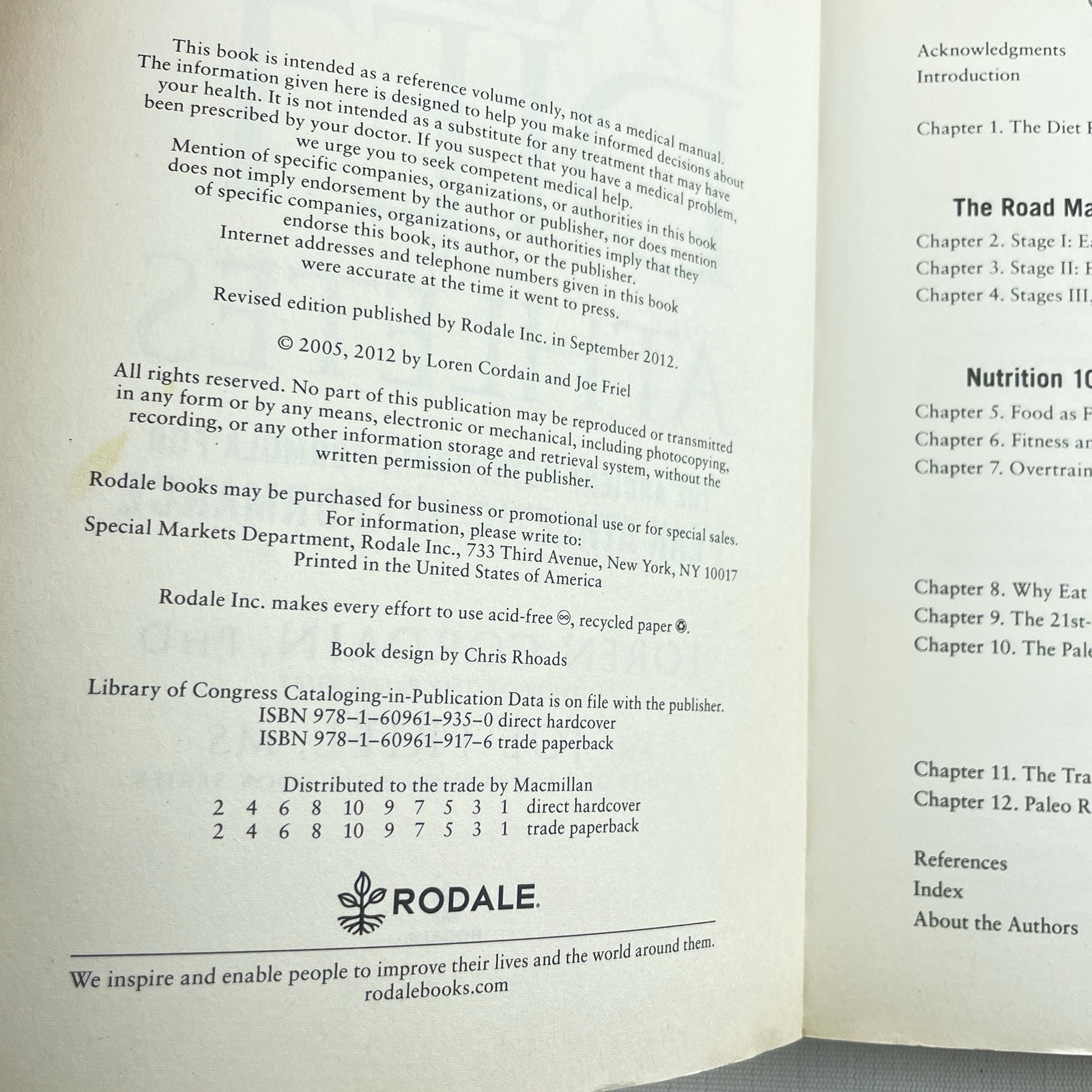 Paleo Diet for Athletes Joe Friel Book Ancient Nutritional Fitness Training PB