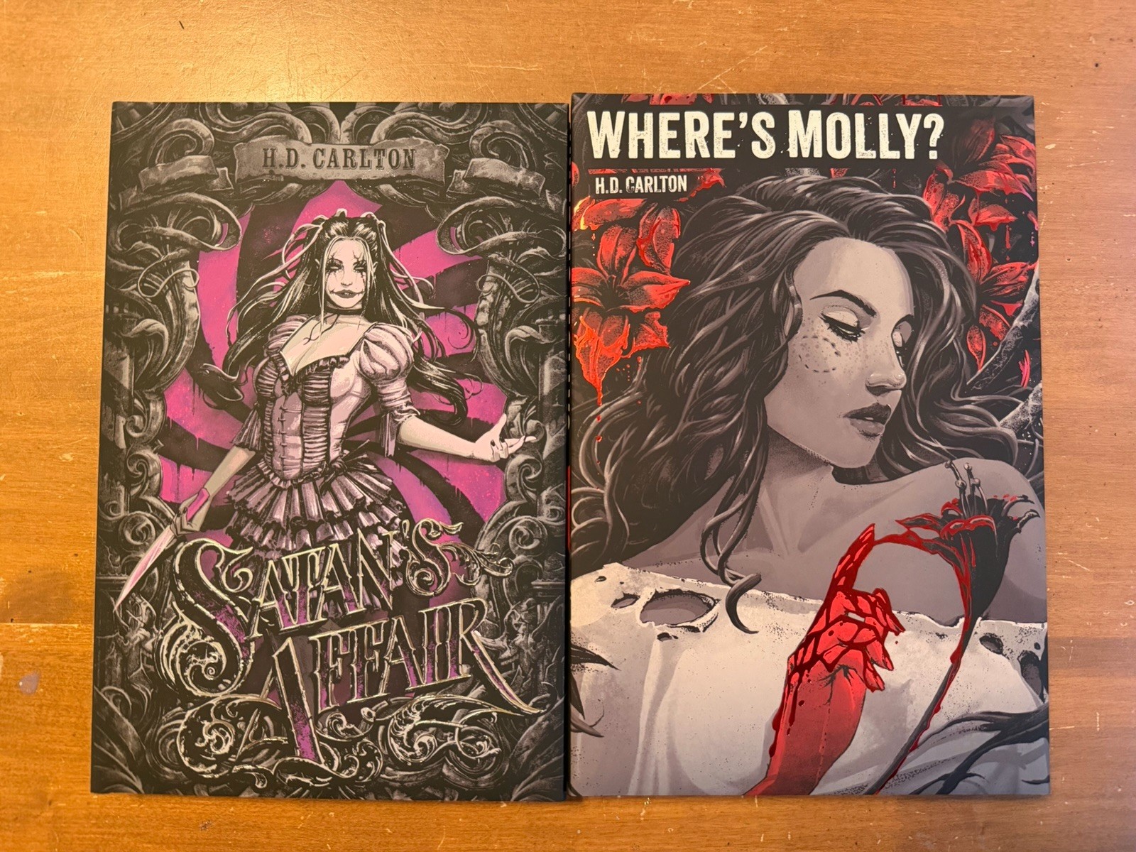 UNSIGNED Mystic Box – HD Carlton – Where’s Molly and Satan’s Affair – Book NEW