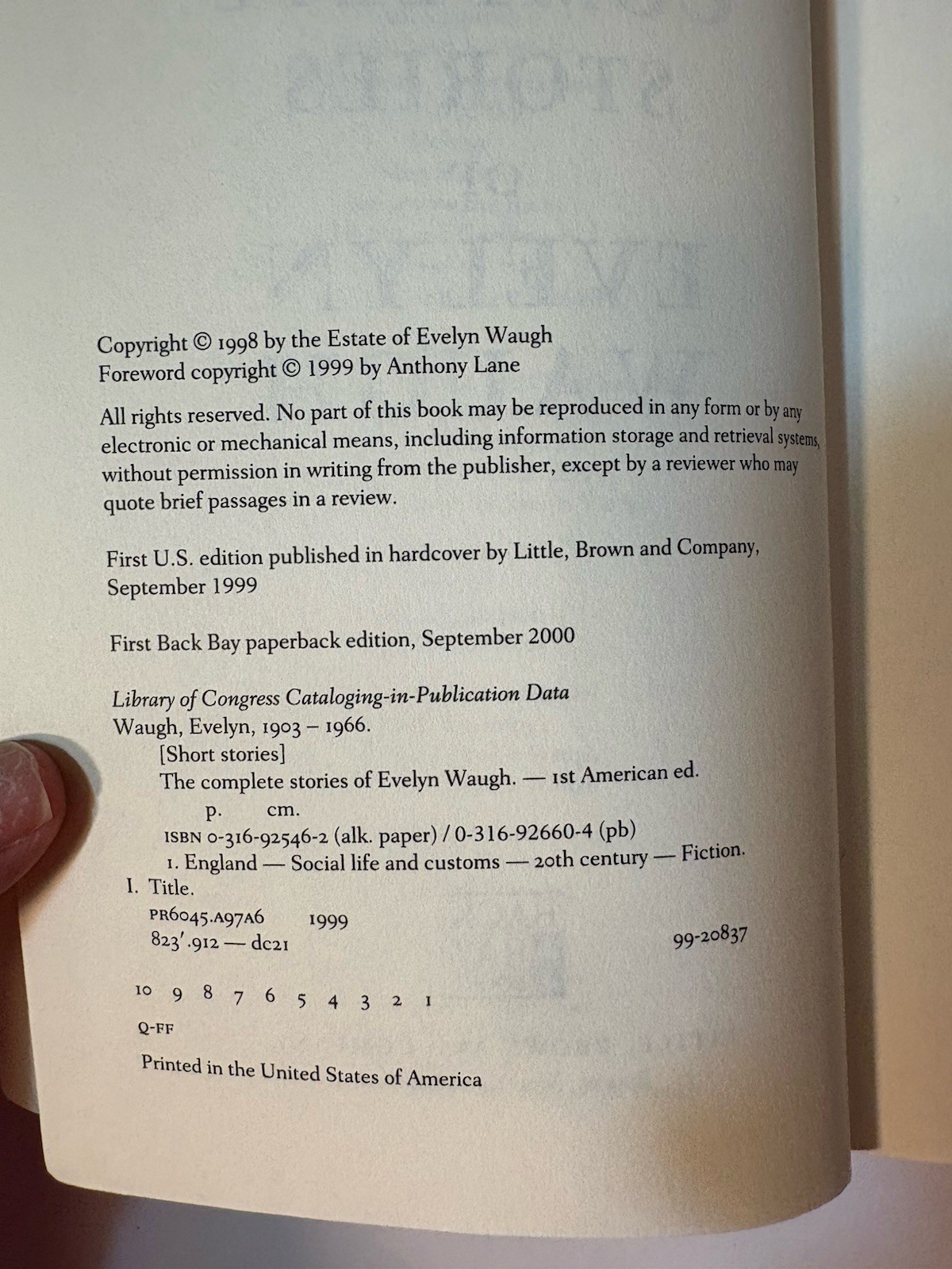 Complete Stories of Evelyn Waugh by Evelyn Waugh (2000, Paperback)