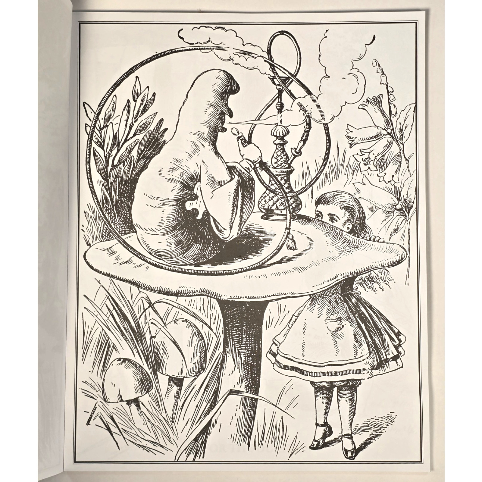 Vintage 2000 Alice In Wonderland 26 Posters Coloring Book Paperback, Unused