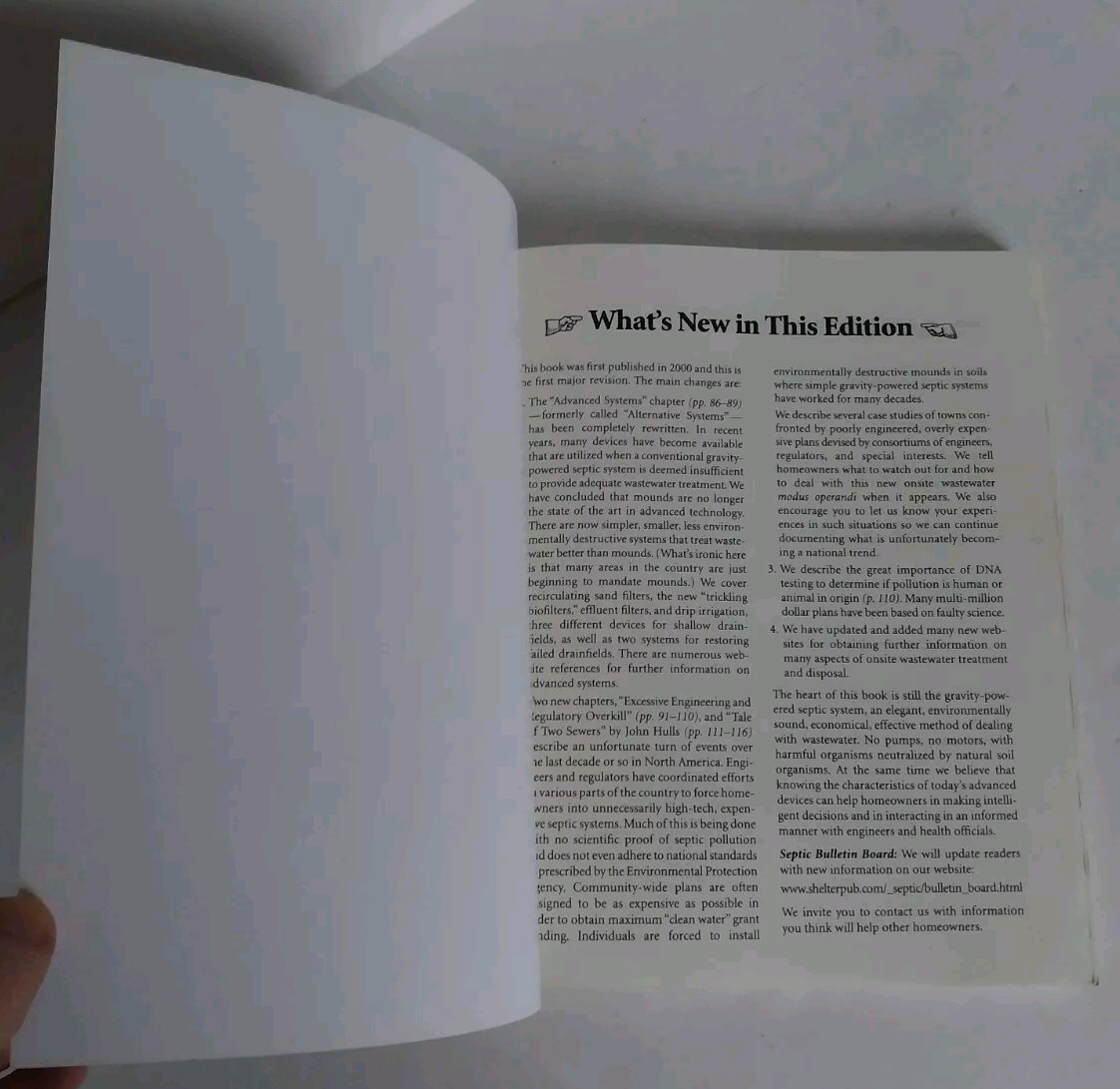 Septic System Owner’s Manual by Lloyd Kahn (2007, Perfect)