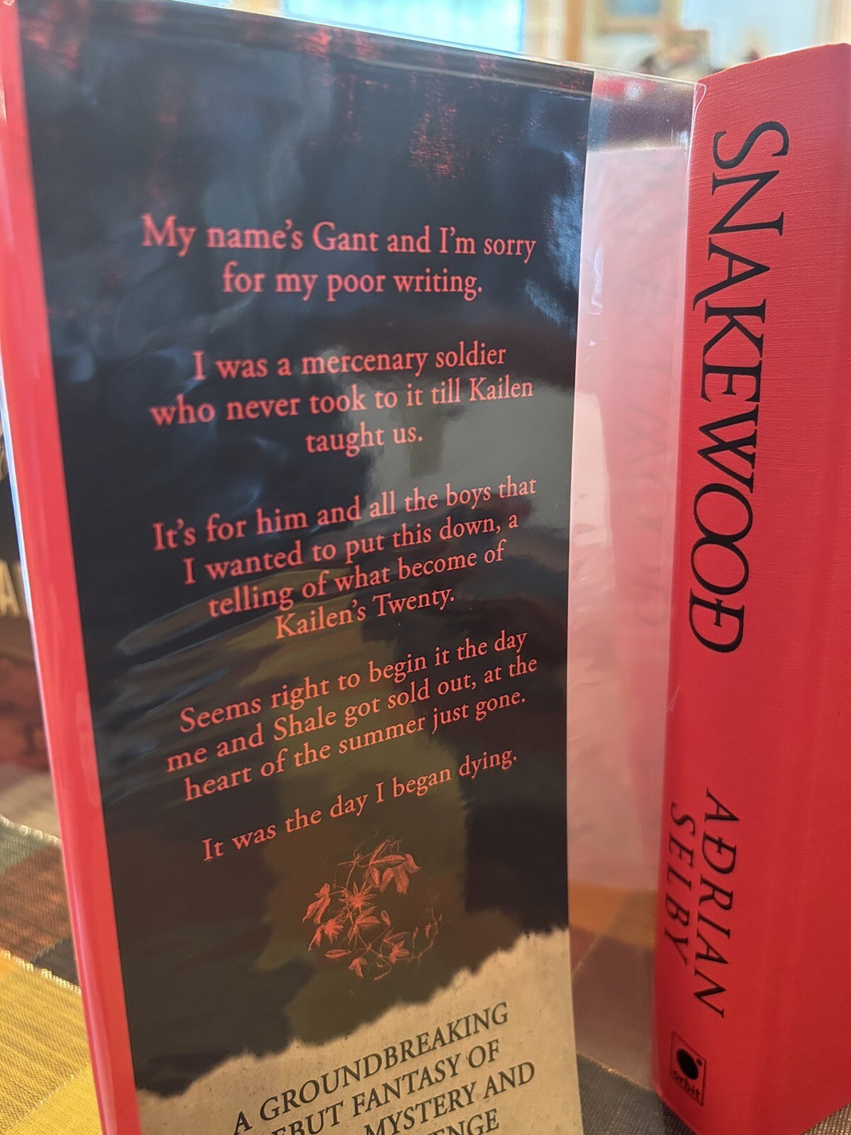 MASSIVE LIB SNAKEWOOD A Novel by Adrian Selby UK 1ST ED LINE DATED 2016 NEW