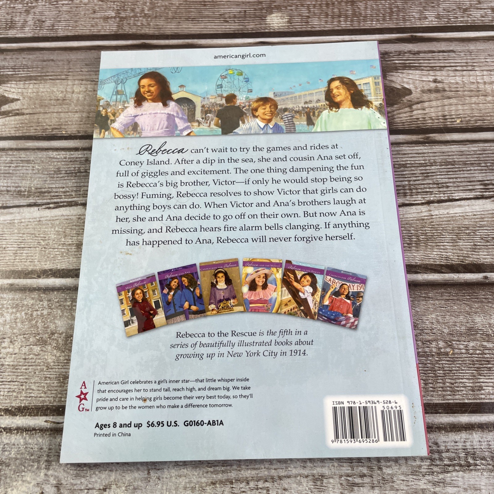 American Girl Rebecca 1914 Boxed Set 6 Paperback Books Jacqueline Dembar Greene