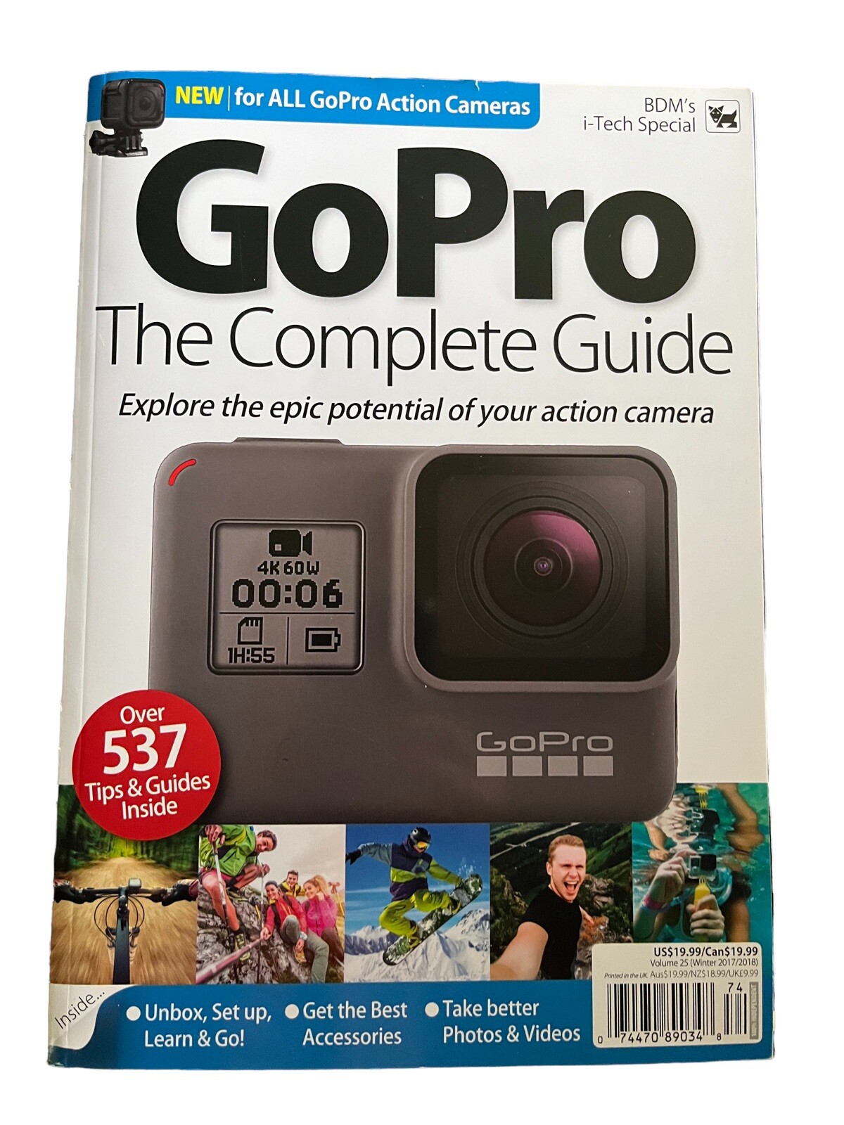 GoPro The Complete Guide Winter 2017 Like NEW Magazine Volume 25 146 Pages