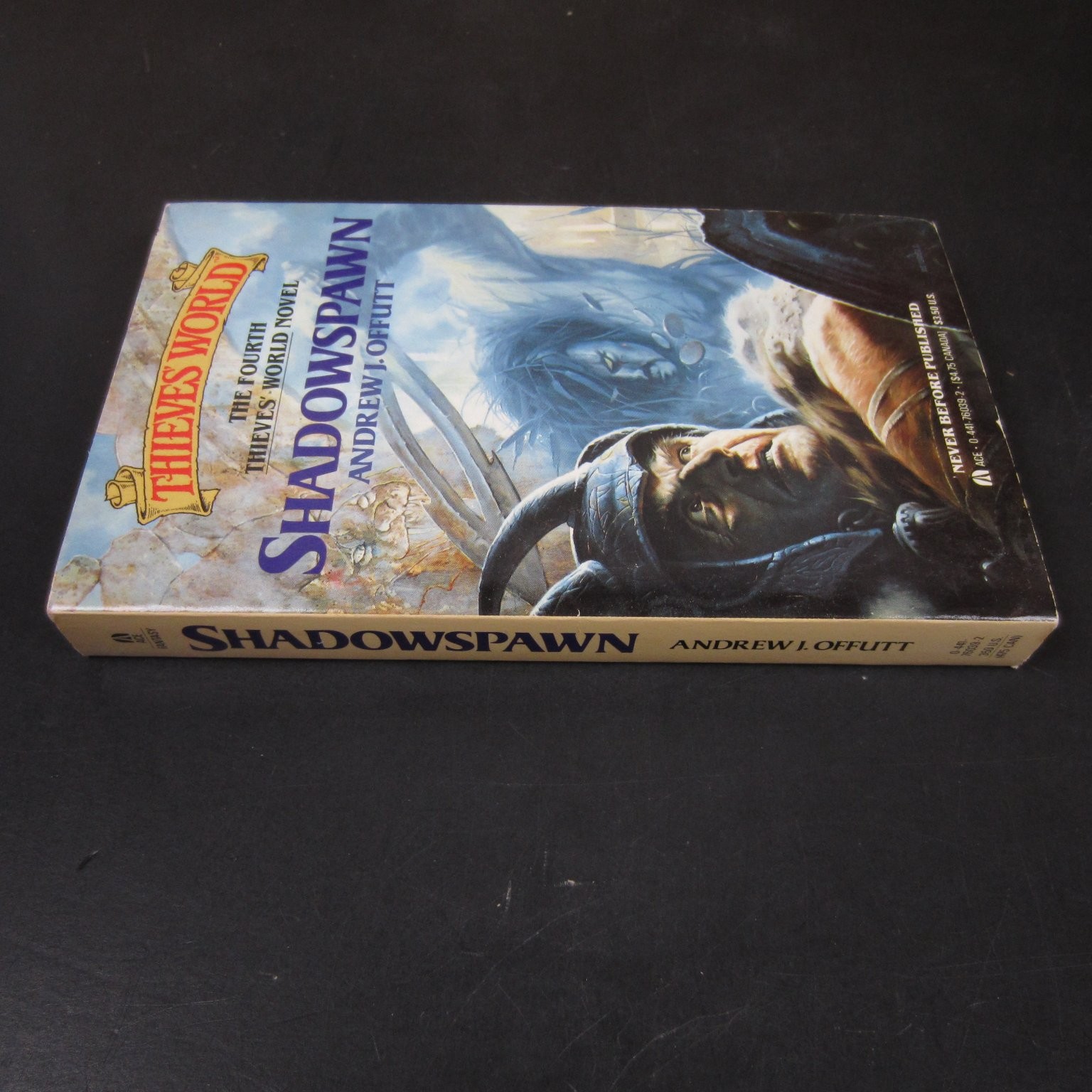Shadowsspawn Andrew J. Offutt 1987 Ace Books First Edition Thieves’ World PB VG